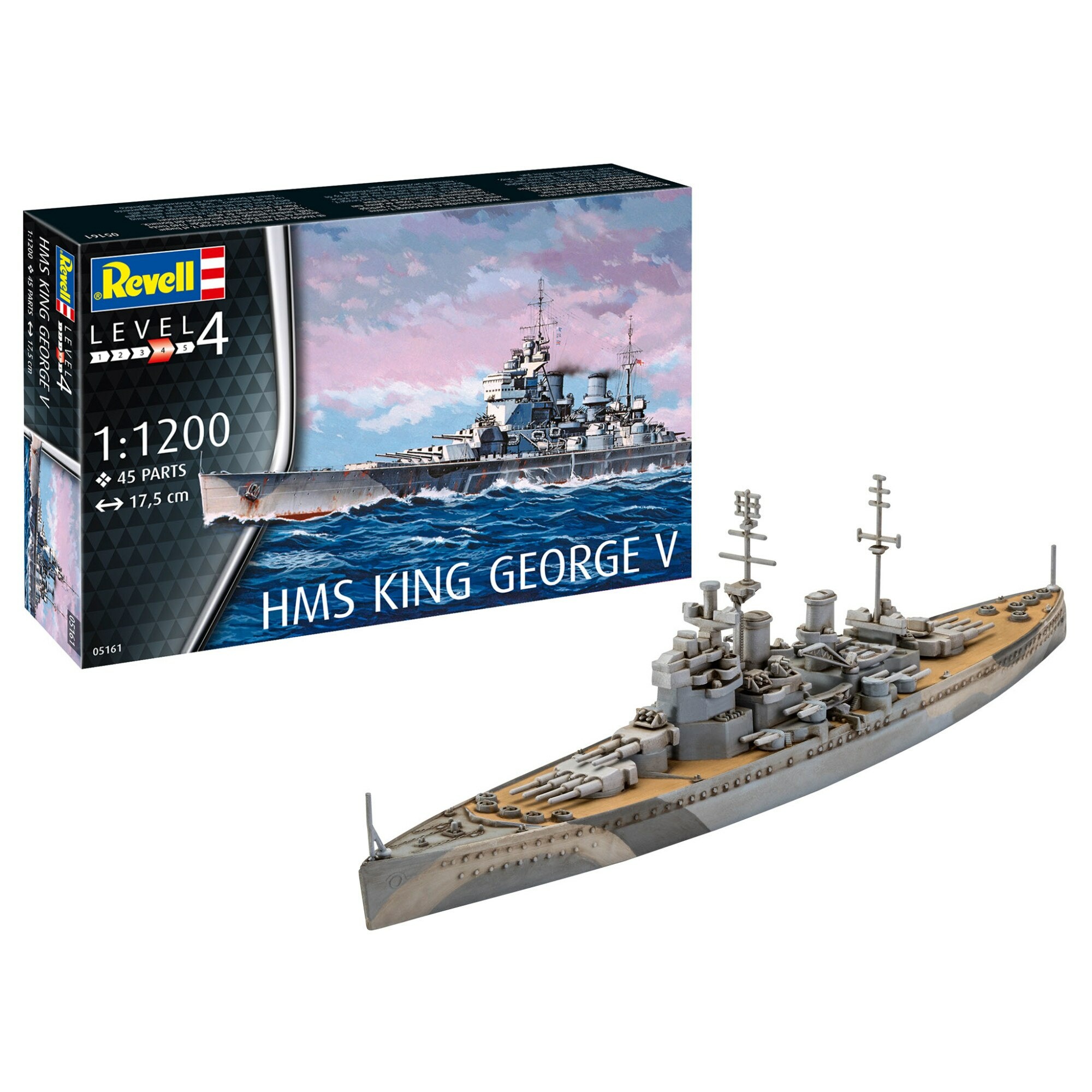 05161 Revell 1/1200 HMS King George V Battleship