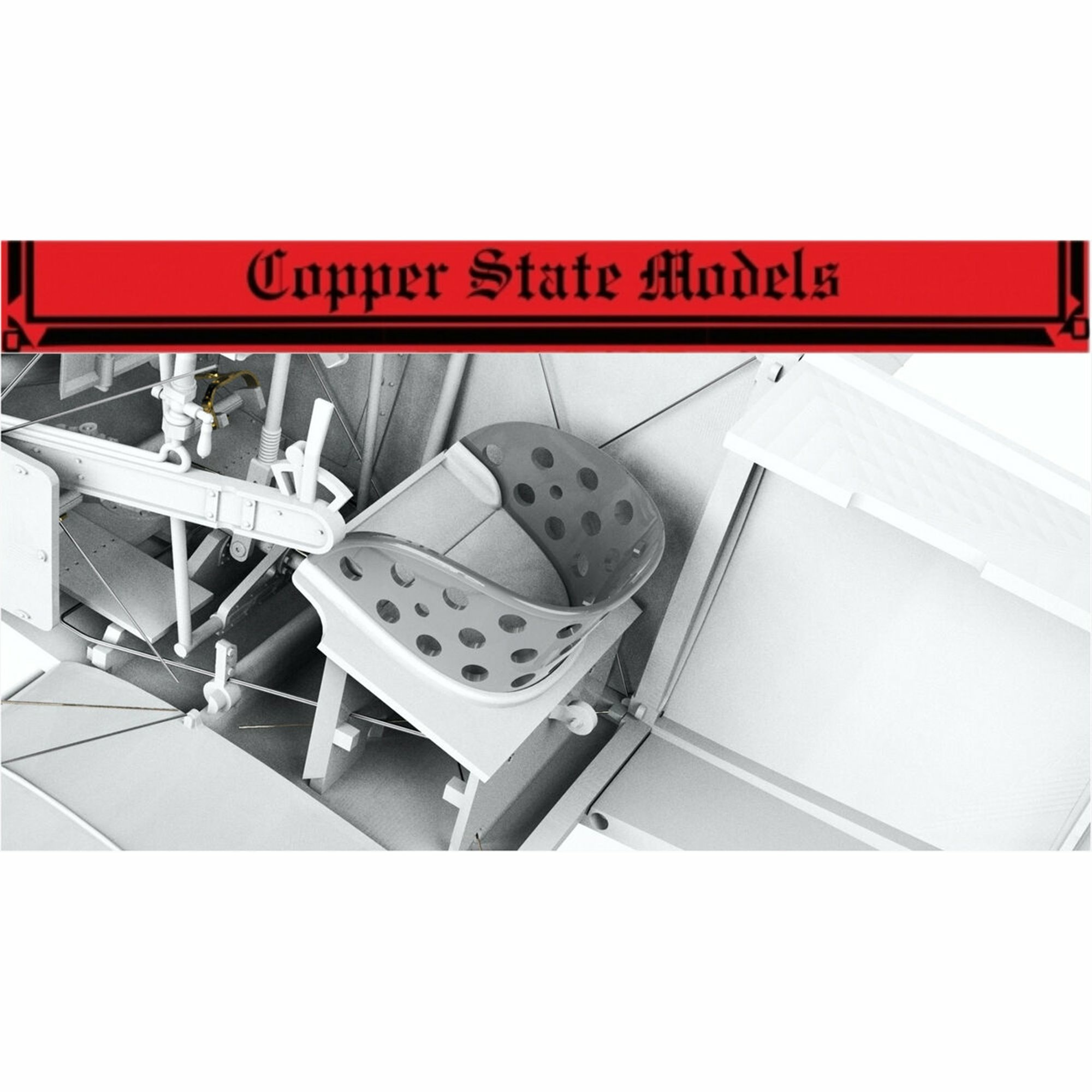 A32-015 Copper State Models 1/32 Спинка сиденья пилfromа Nieuport 11/16