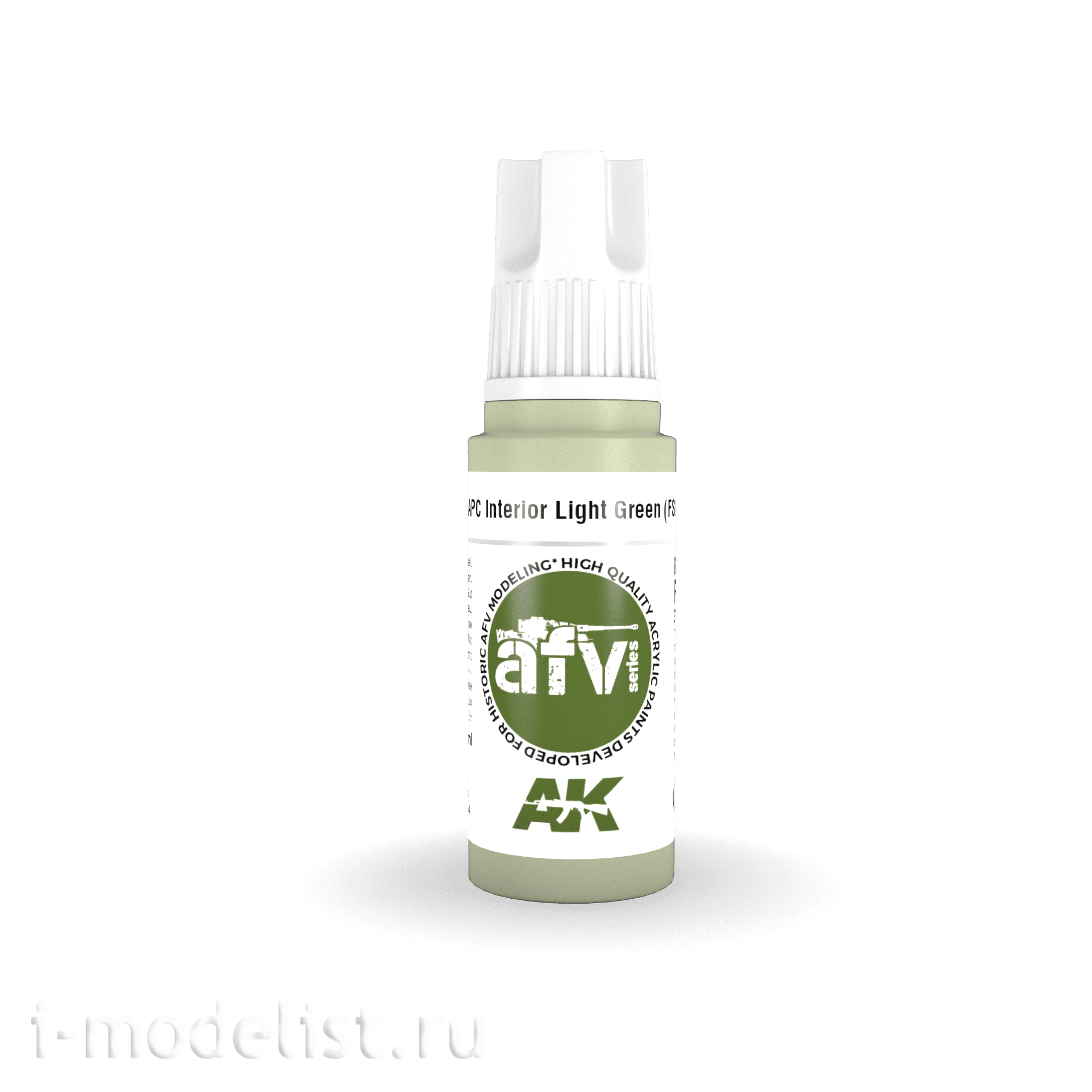 AK11345 AK Interactive Acrylic paint INTERIOR LIGHT GREEN (interior light green) 17 ml 