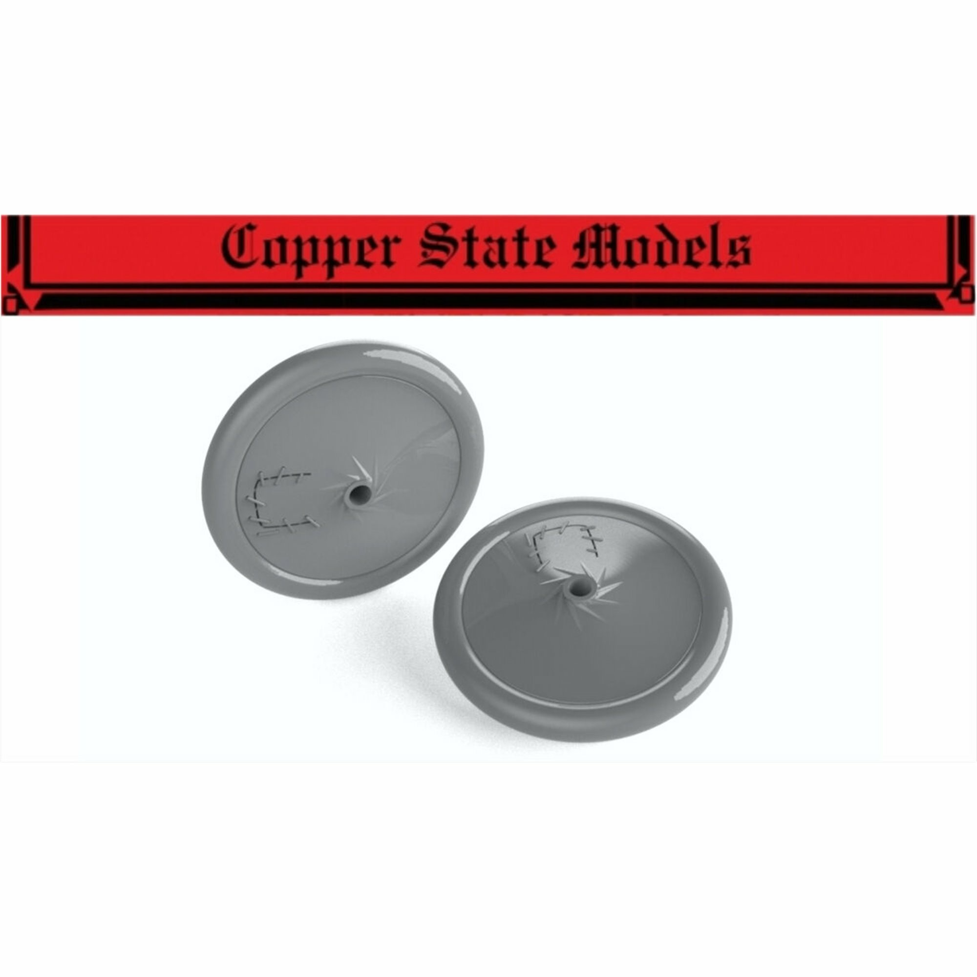 A32-019 Copper State Models 1/32 Колеса с ажурными вырезами на ободах для Nieuport 11