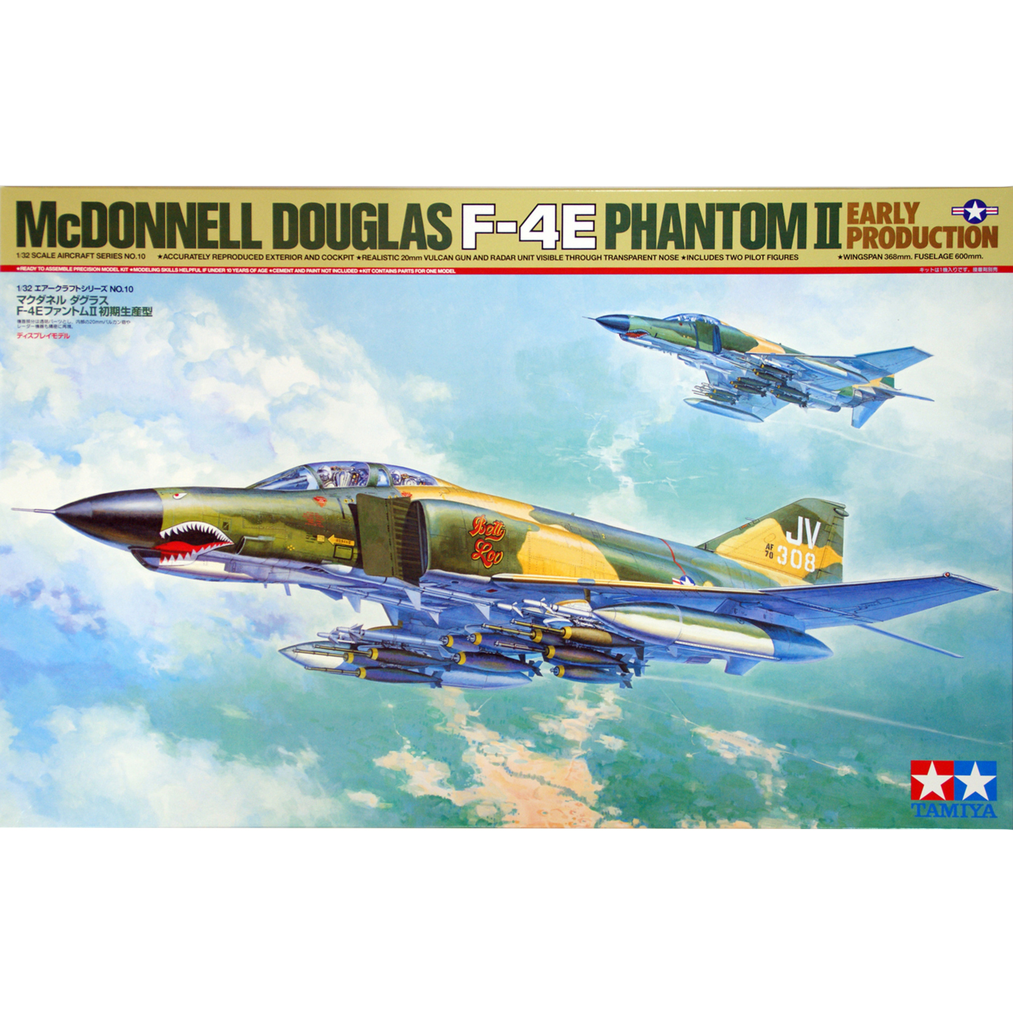60310 Tamiya 1/32 McDonnell Douglas F-4E Phantom Ii Early Prod.