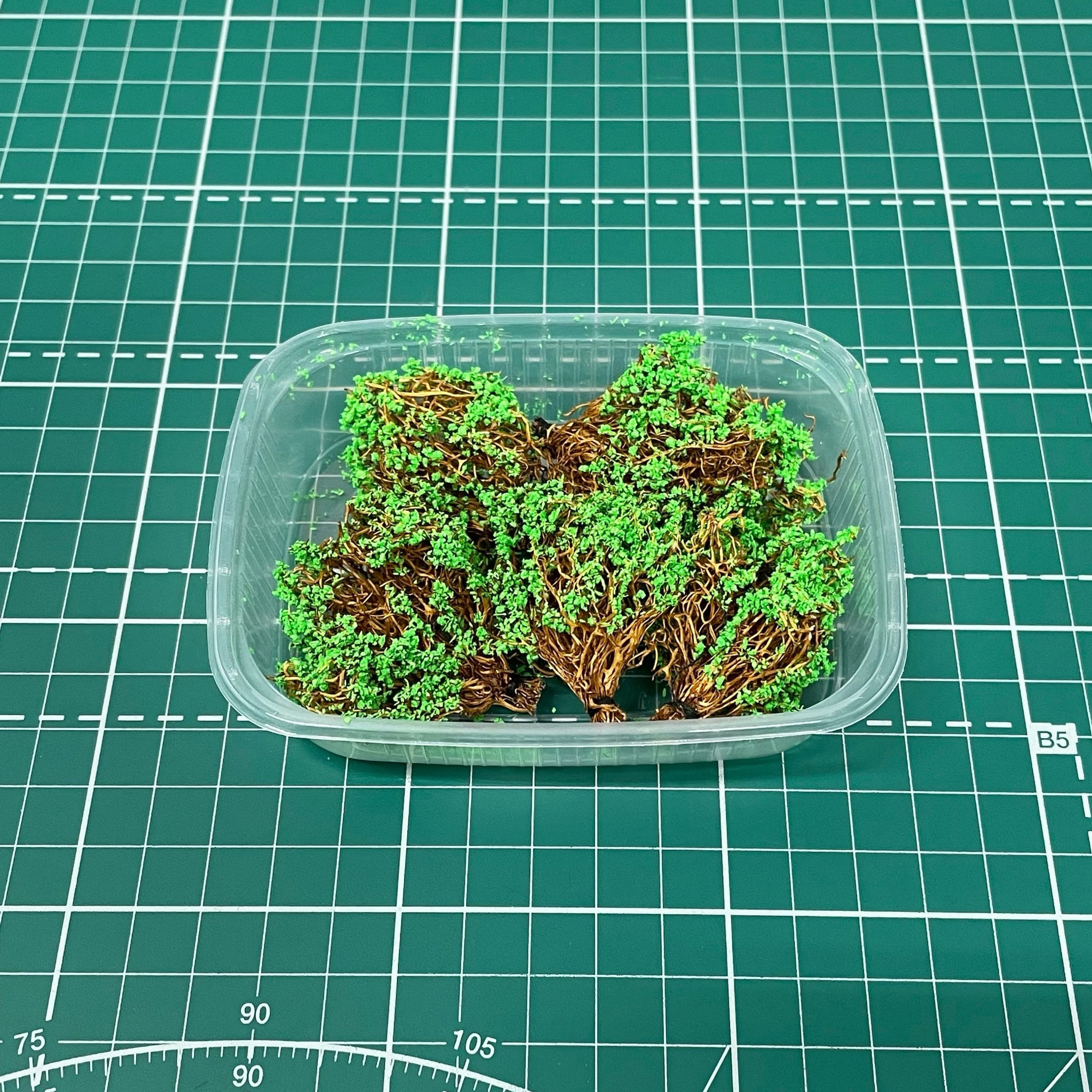 35020/1 DasModel Bushes summer 5 pcs. Option 1 (green)