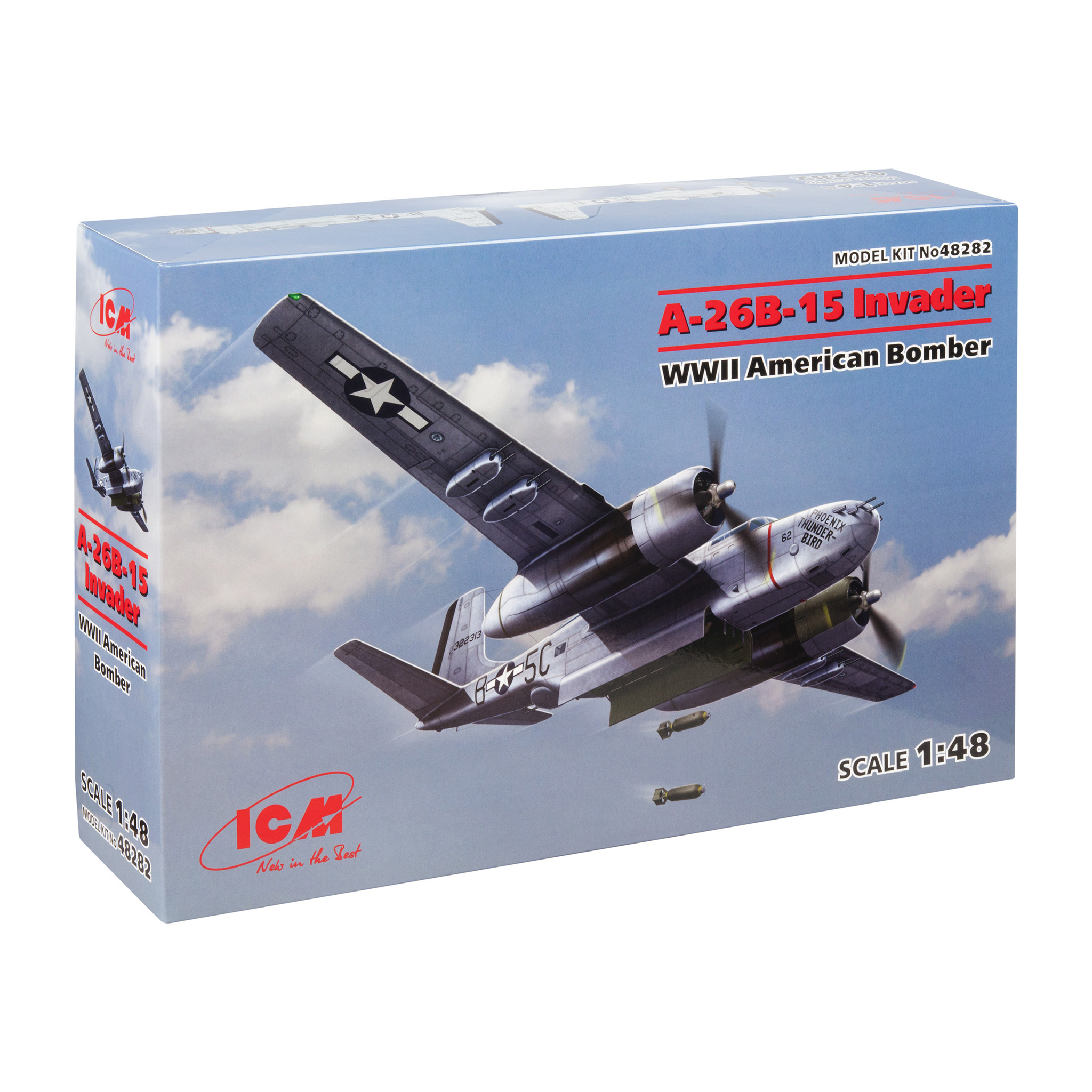 48282 ICM 1/48 A-26B-15 Invader, American 2 MV bomber