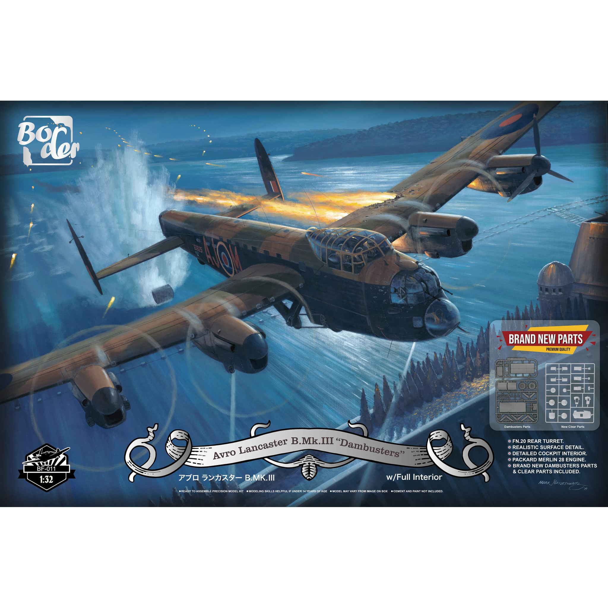 BF-011 Border Model 1/32 British Avro Lancaster B/ MK II 