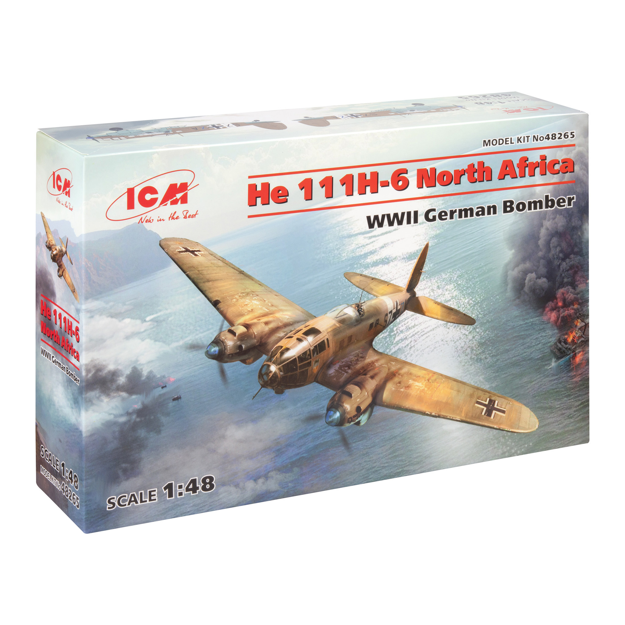 48265 ICM 1/48 German bomber He 111H-6 