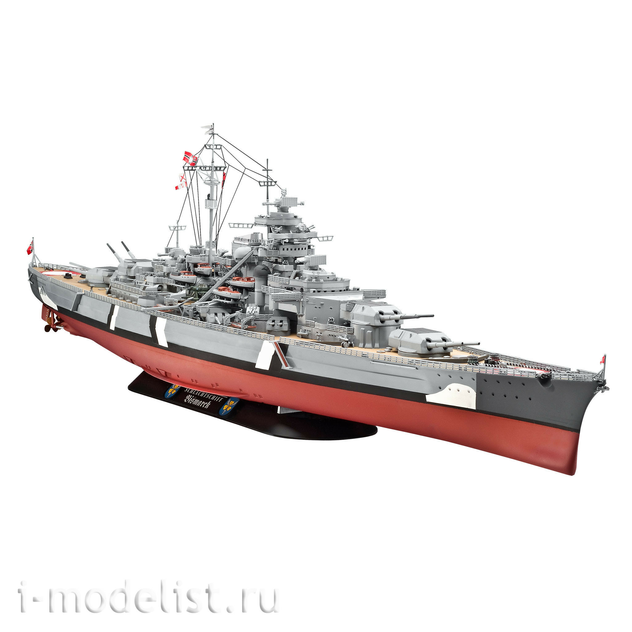 05040 Revell 1/350 ship of the line Bismarck, 2nd MV, German																				