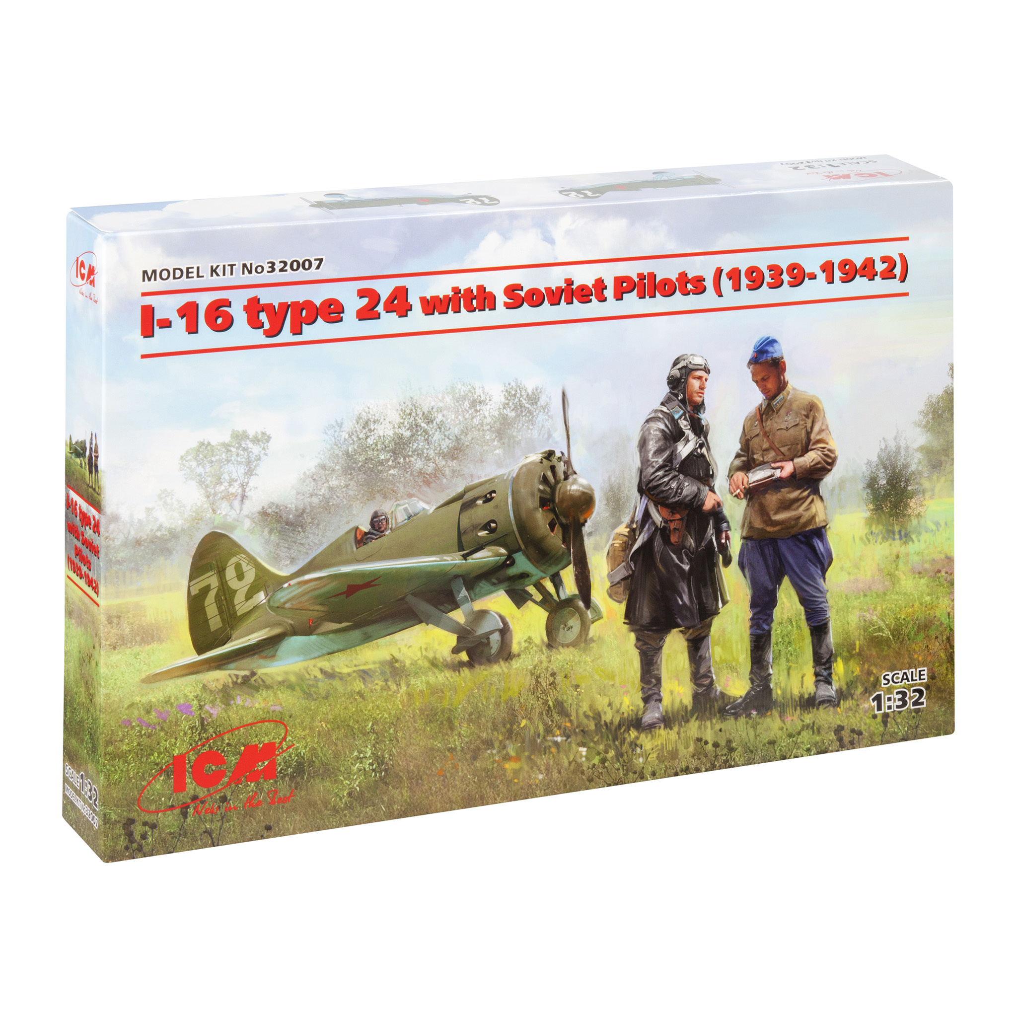 32007 1/32 ICM I-16 type 24, Soviet pilots (1939-1942)