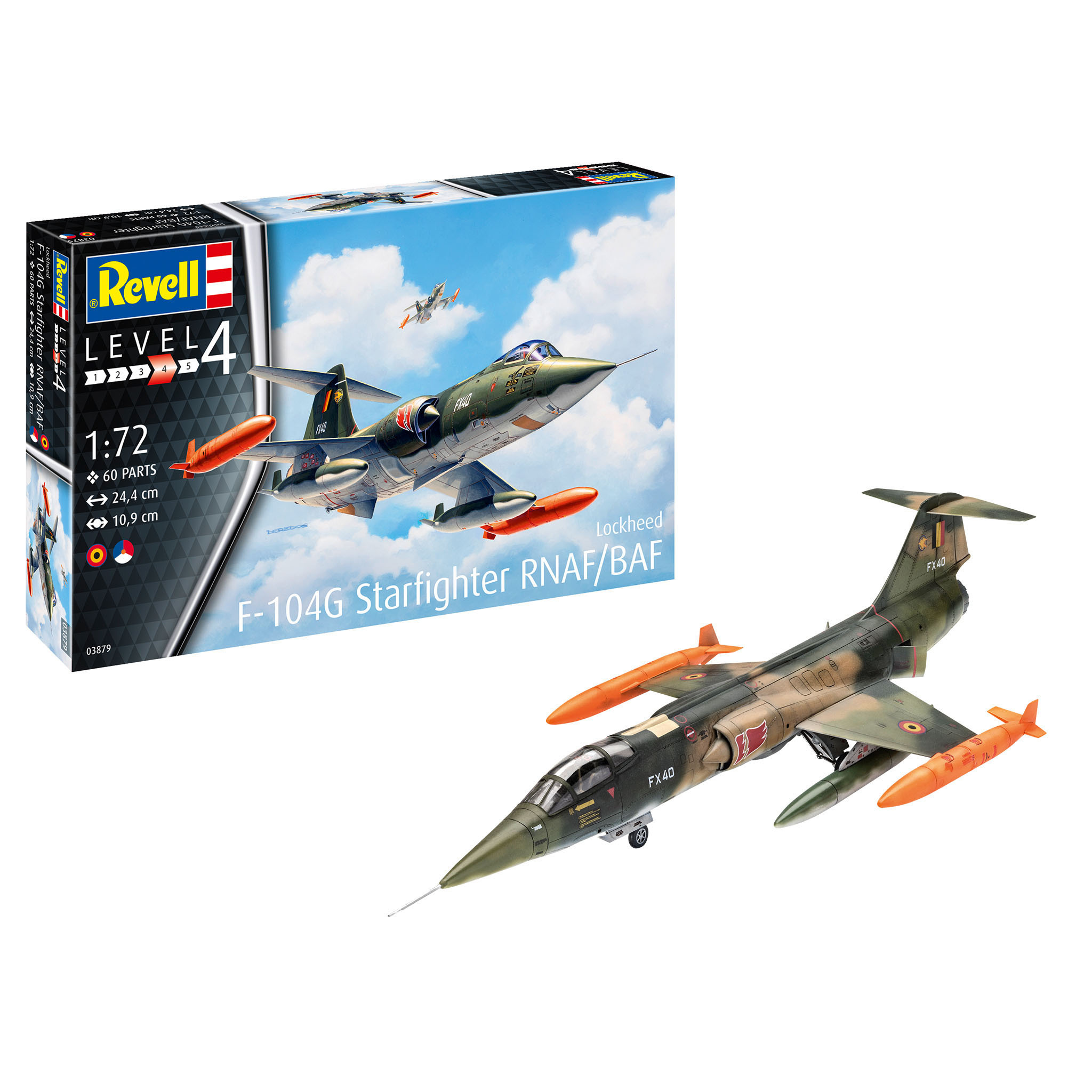 03879 Revell 1/72 F-104 G Zvezdafighter NL/B																				