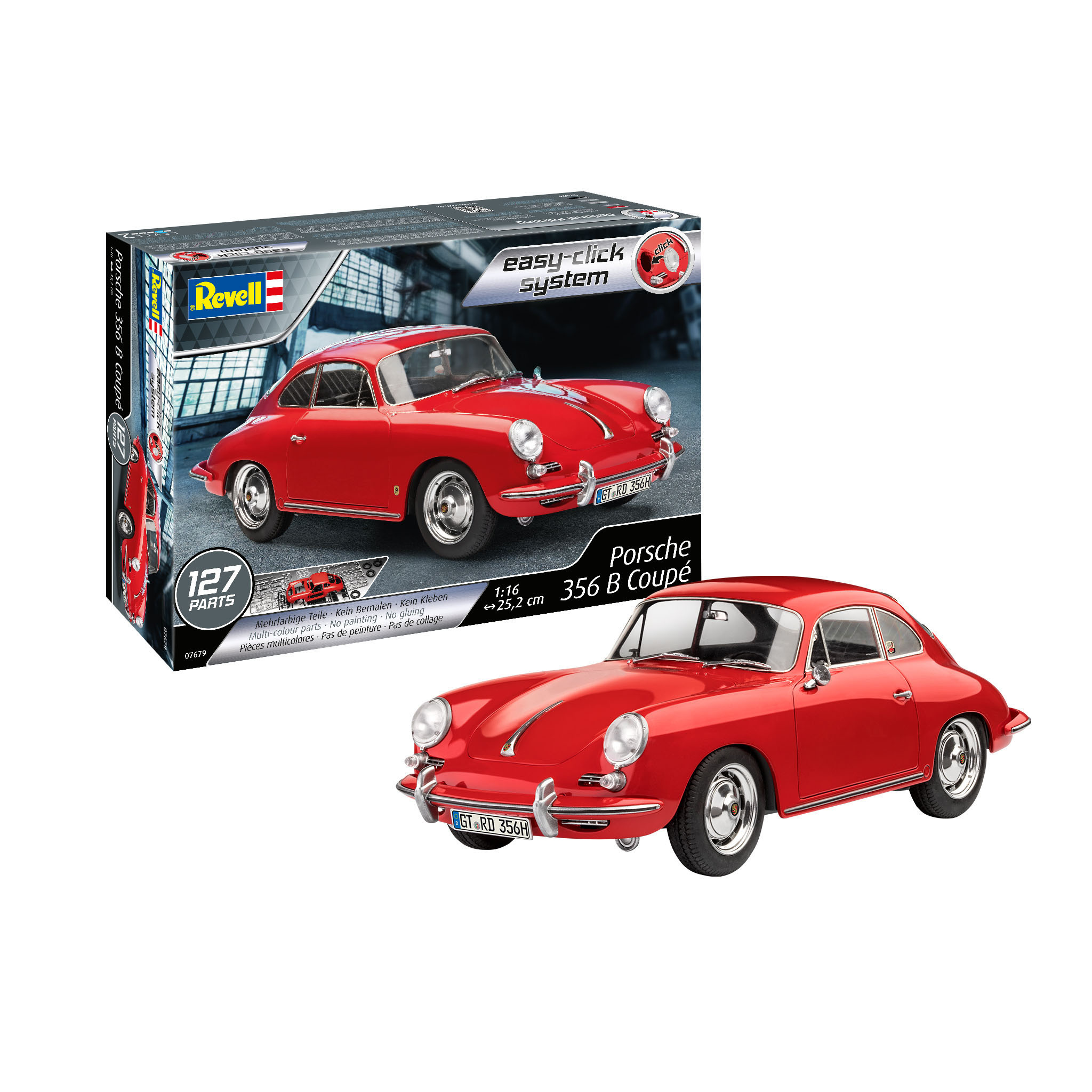 07679 Revell 1/16 Sports Car Porsche 356 Coupe