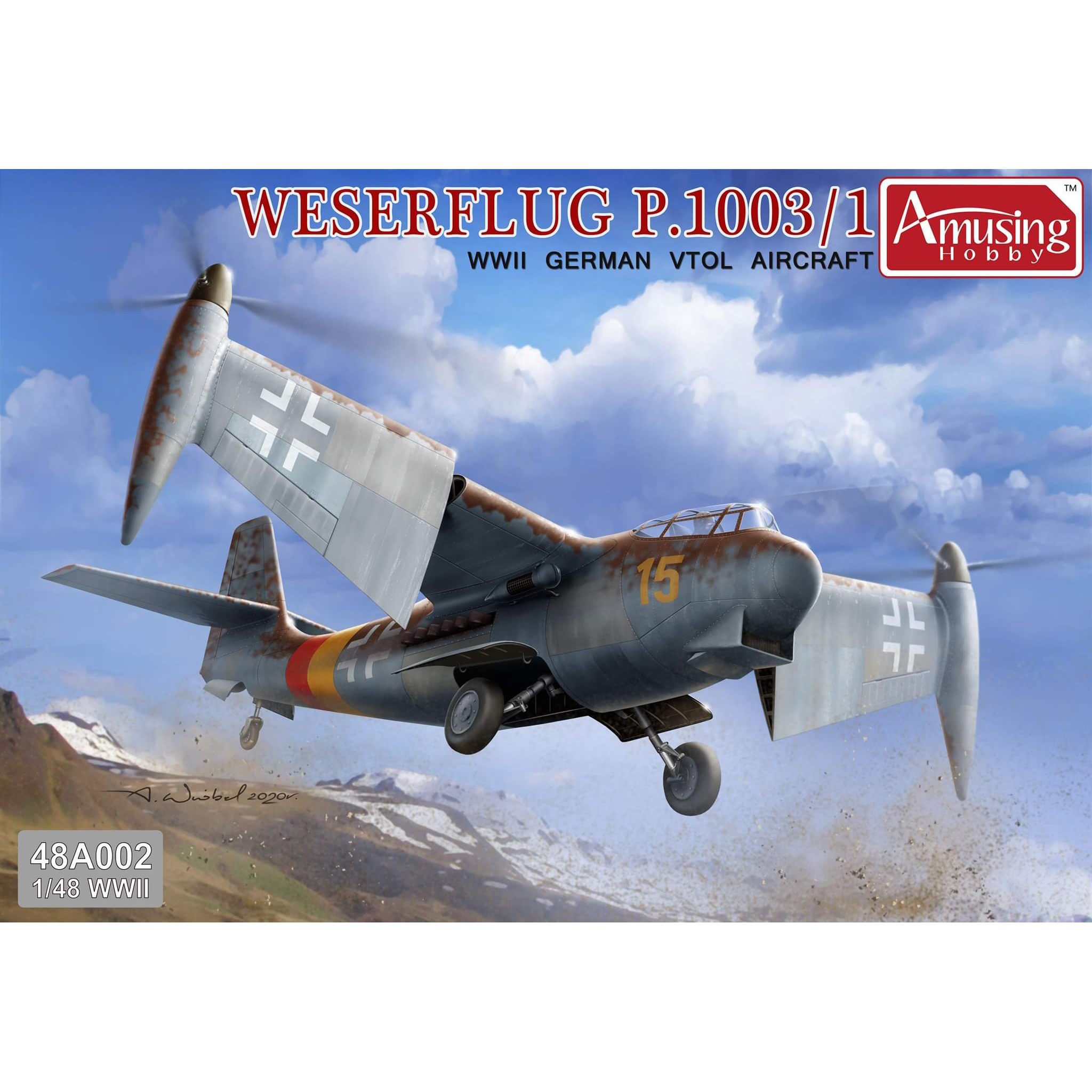 48A002 Entertaining Hobby 1/48 Weserflug P. 1003/1 Aircraft
