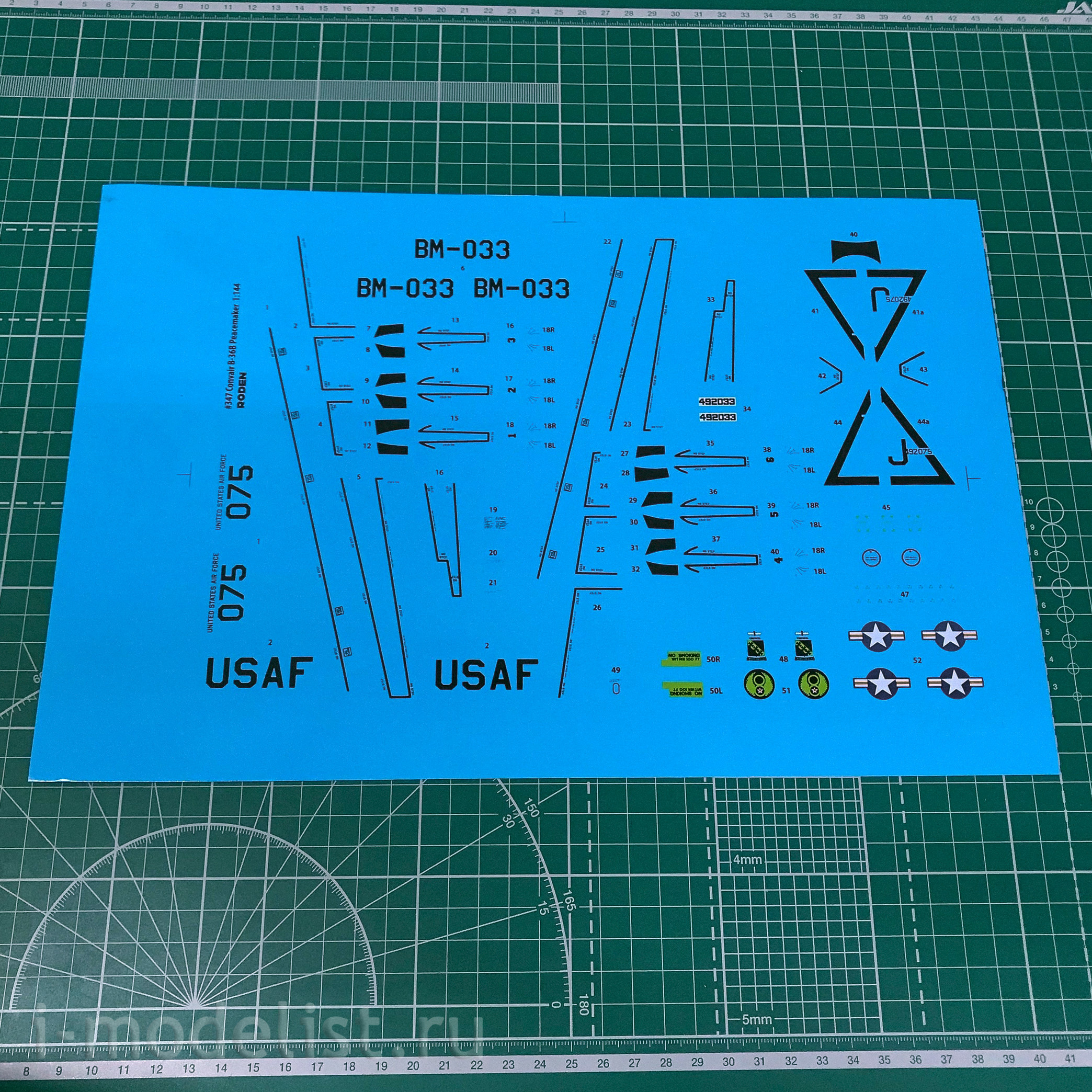 347 Roden 1/144 Convair B-36B Peacemaker (Early)