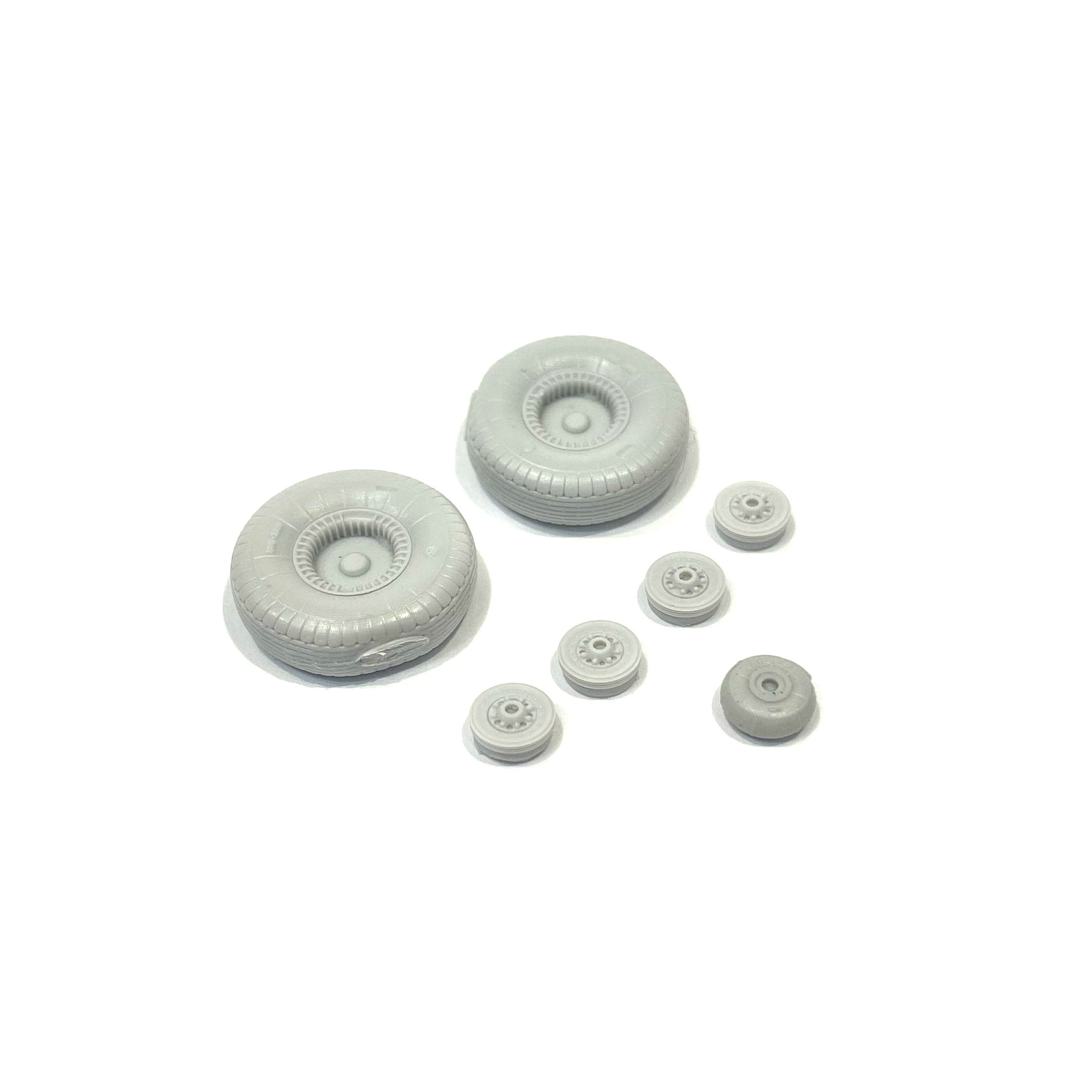 RS48001 E. V. M. 1/48 Chassis wheels for IL-2, Early (Zvezda)