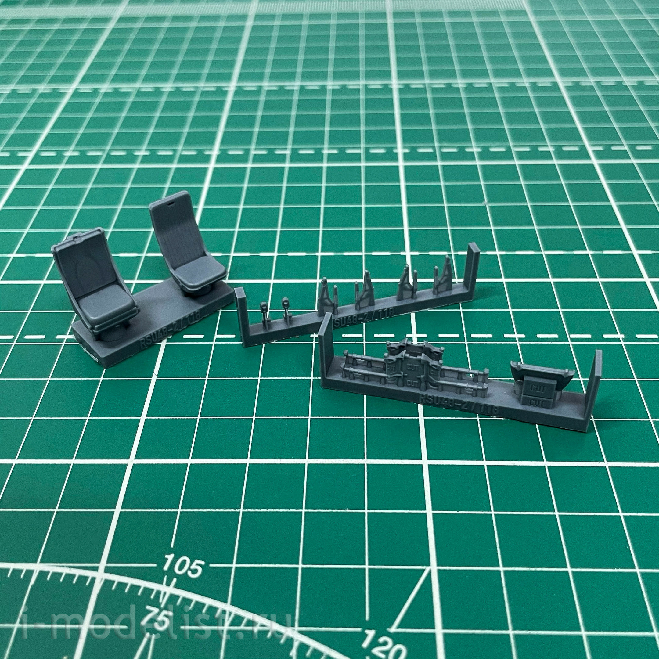 U48-0002 RESKIT 1/48 Pilot seat Hind
