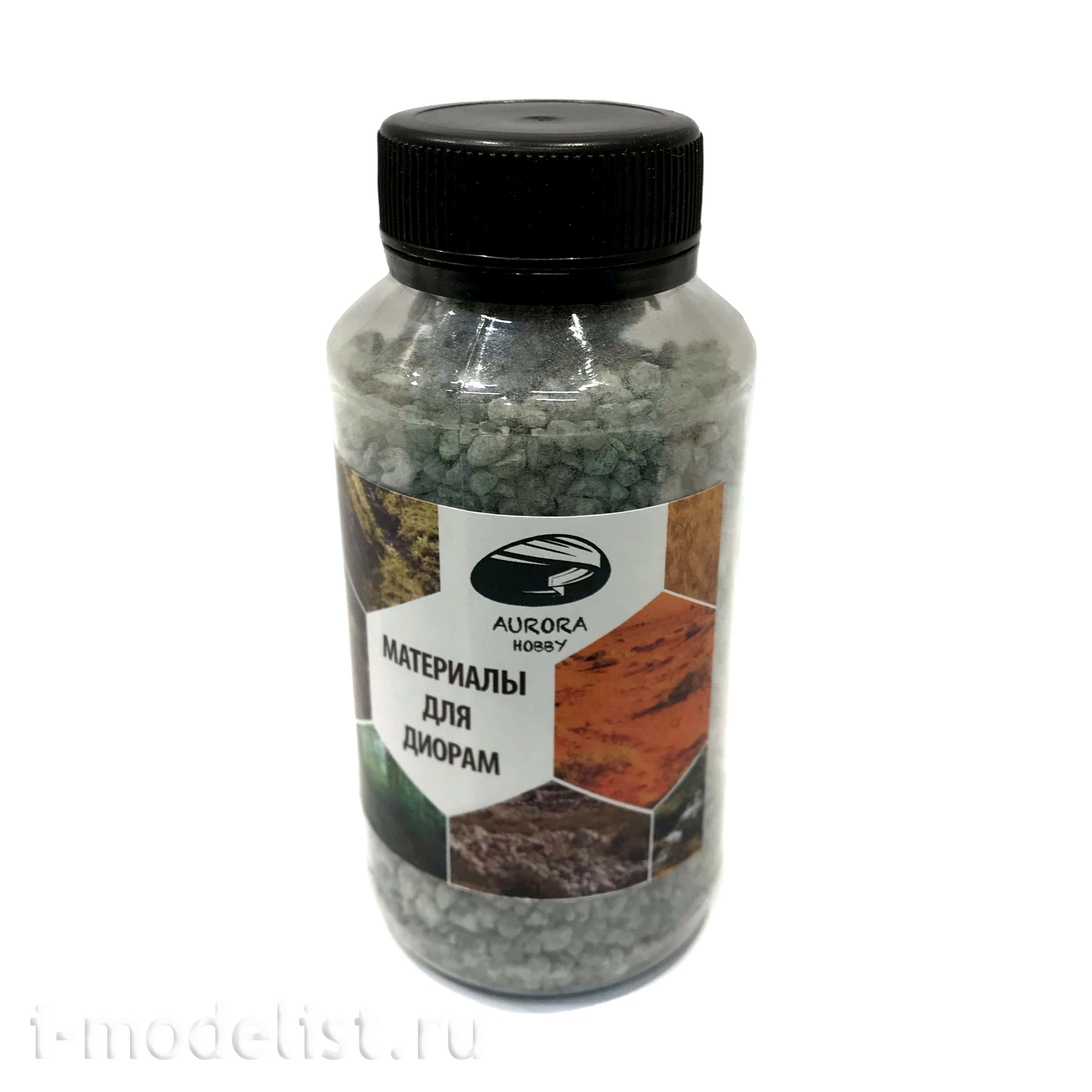 AH8120 Aurora Hobby stone crumb dark green 1-4 mm (200ml)