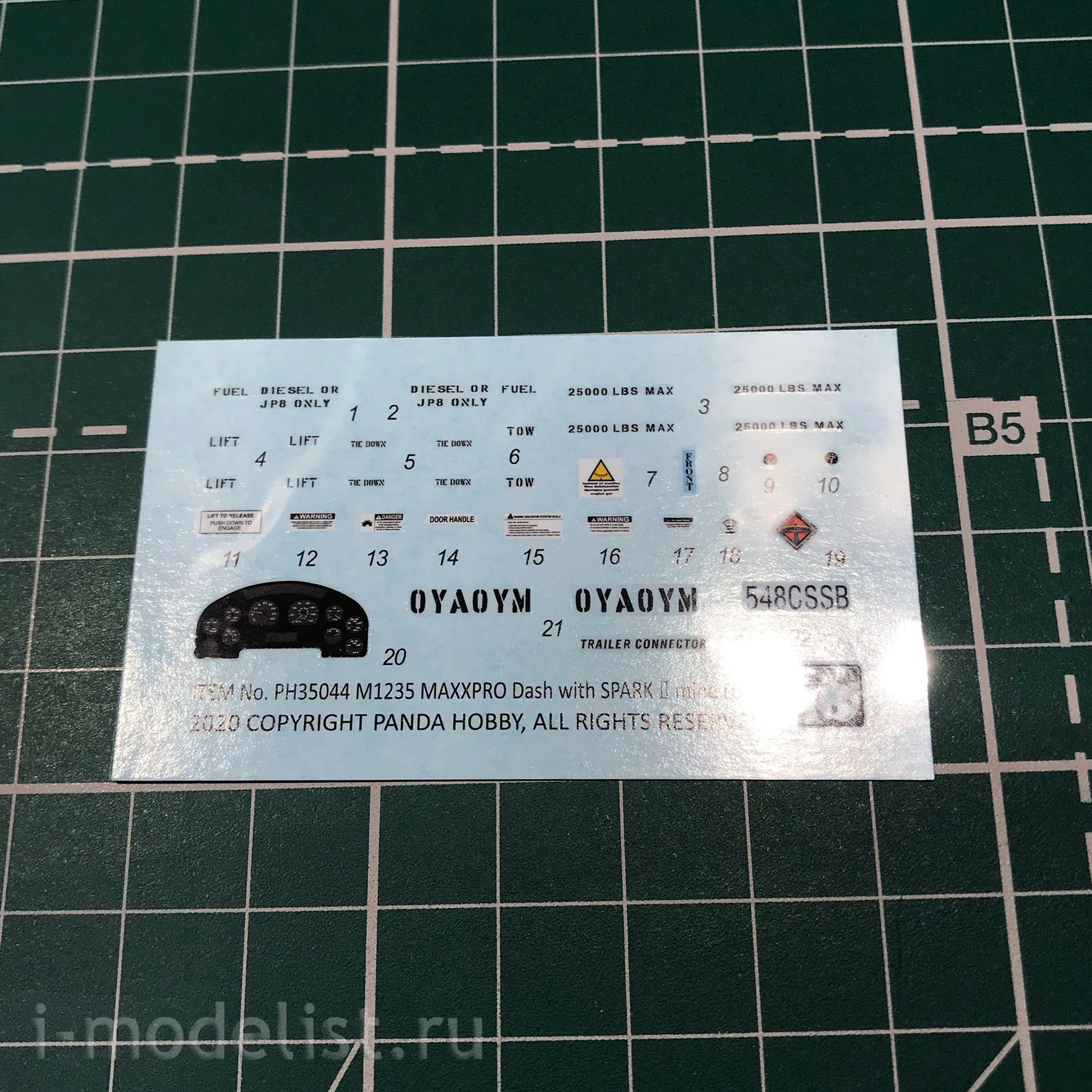 PH35044 Panda 1/35 M1235 MAXXPRO Dash with SPARK II Mine Roller