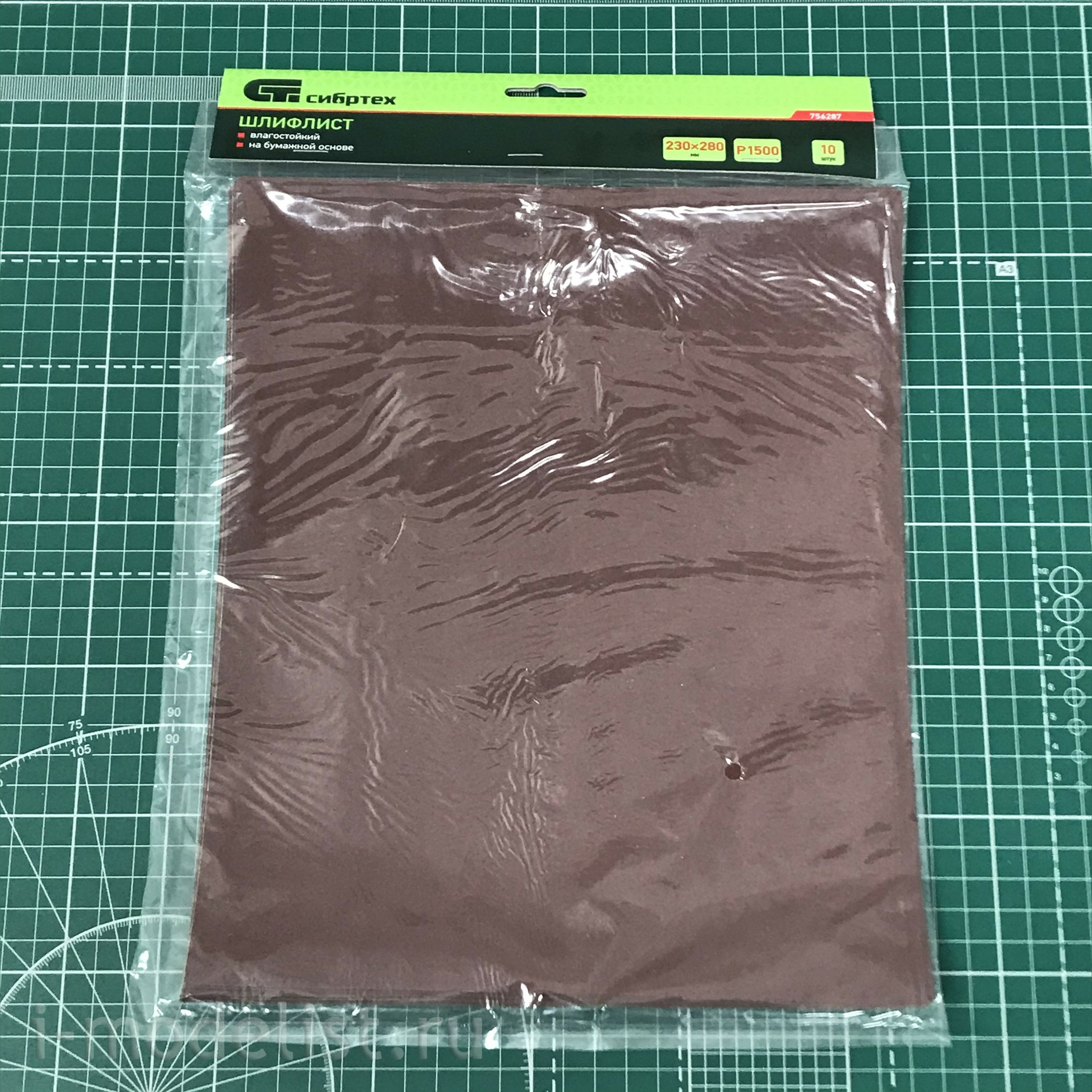 756287 Sibrtech Sliflist R 1500 230x280 mm 10 pieces per pack