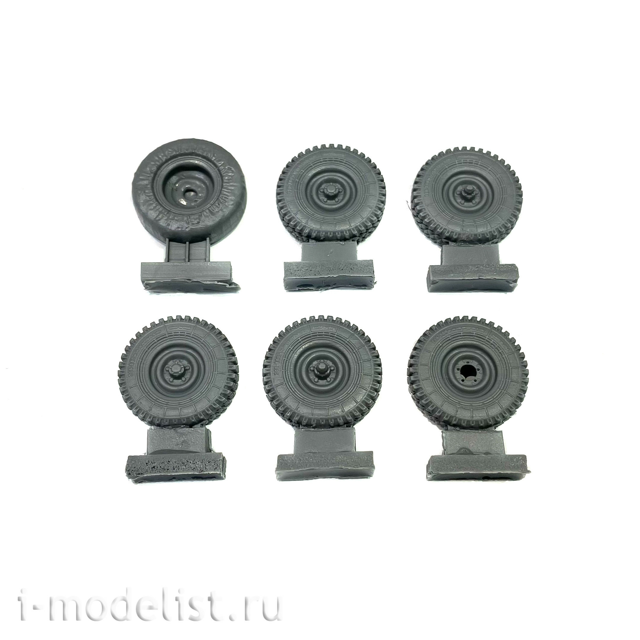 35235 GunTower Models 1/35 Wheels (rubber Ya-192), 6 pcs.