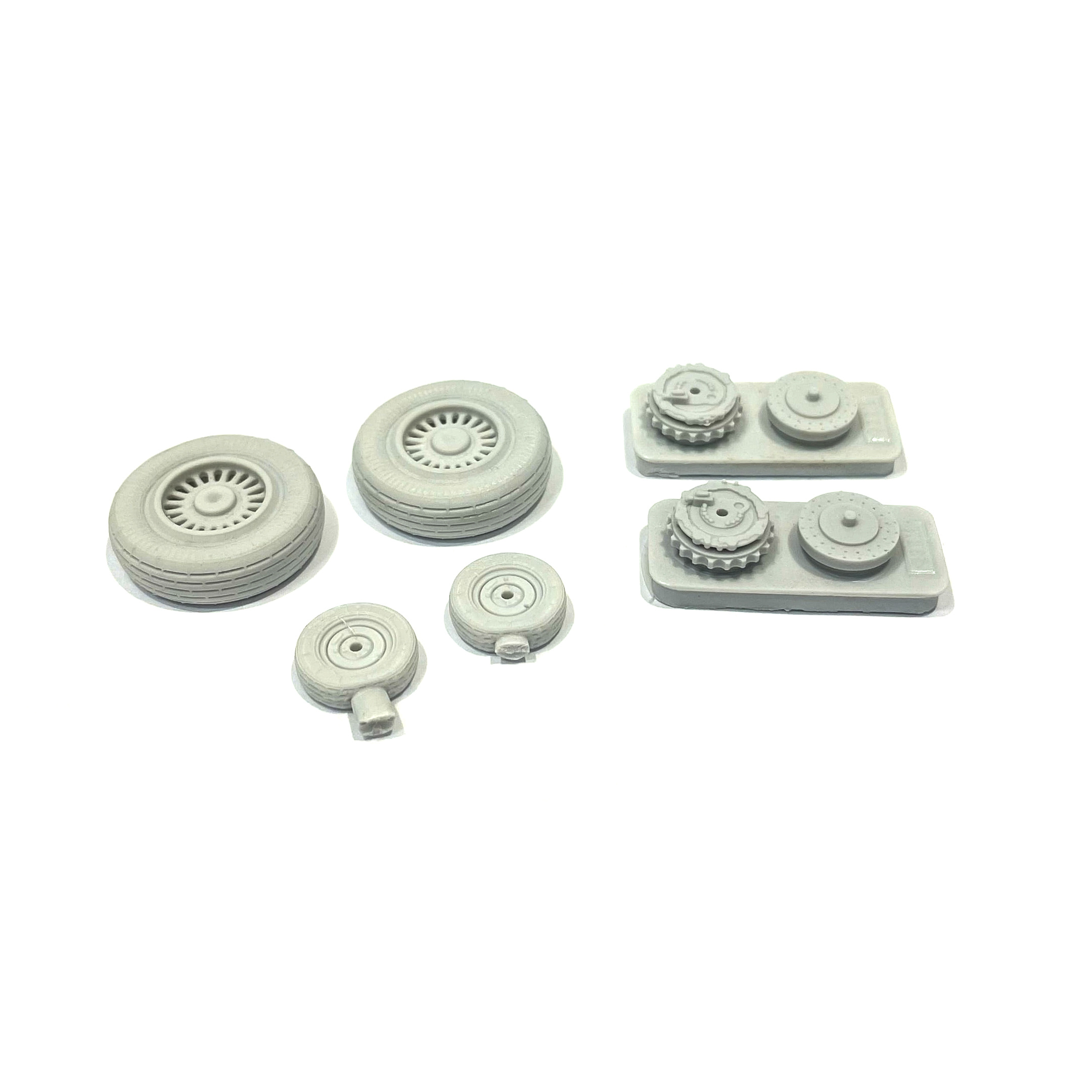 RS72005 E.V.M. 1/72 Wheels Landing gear for MiGG-25 aircraft model (Type-1)