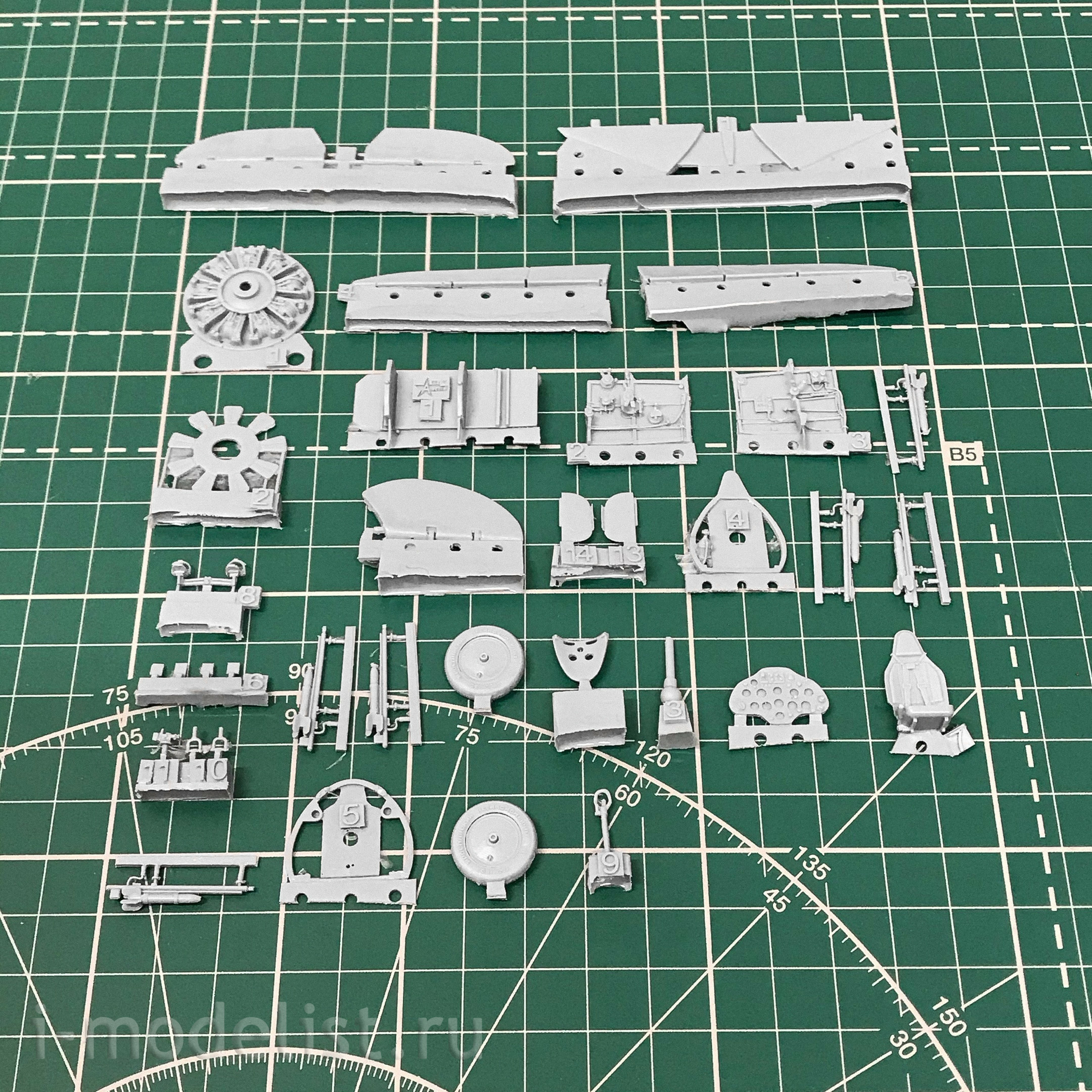 48047 ARK-models 1/48 Soviet fighter I-16 (two models in a box and a new resin) 
