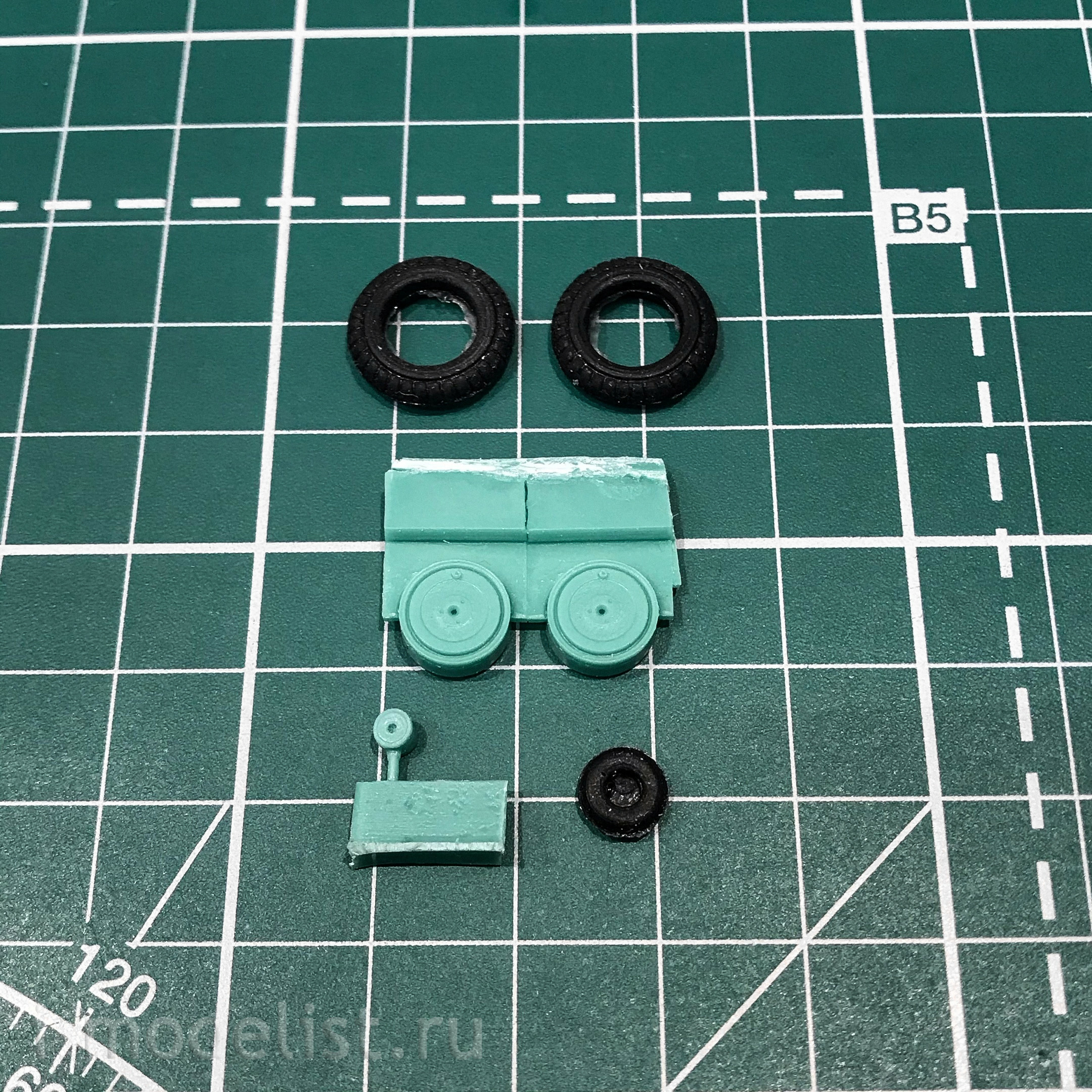 EQA48002 1/48 carriage Rubber wheels for Bf-109E,F,T