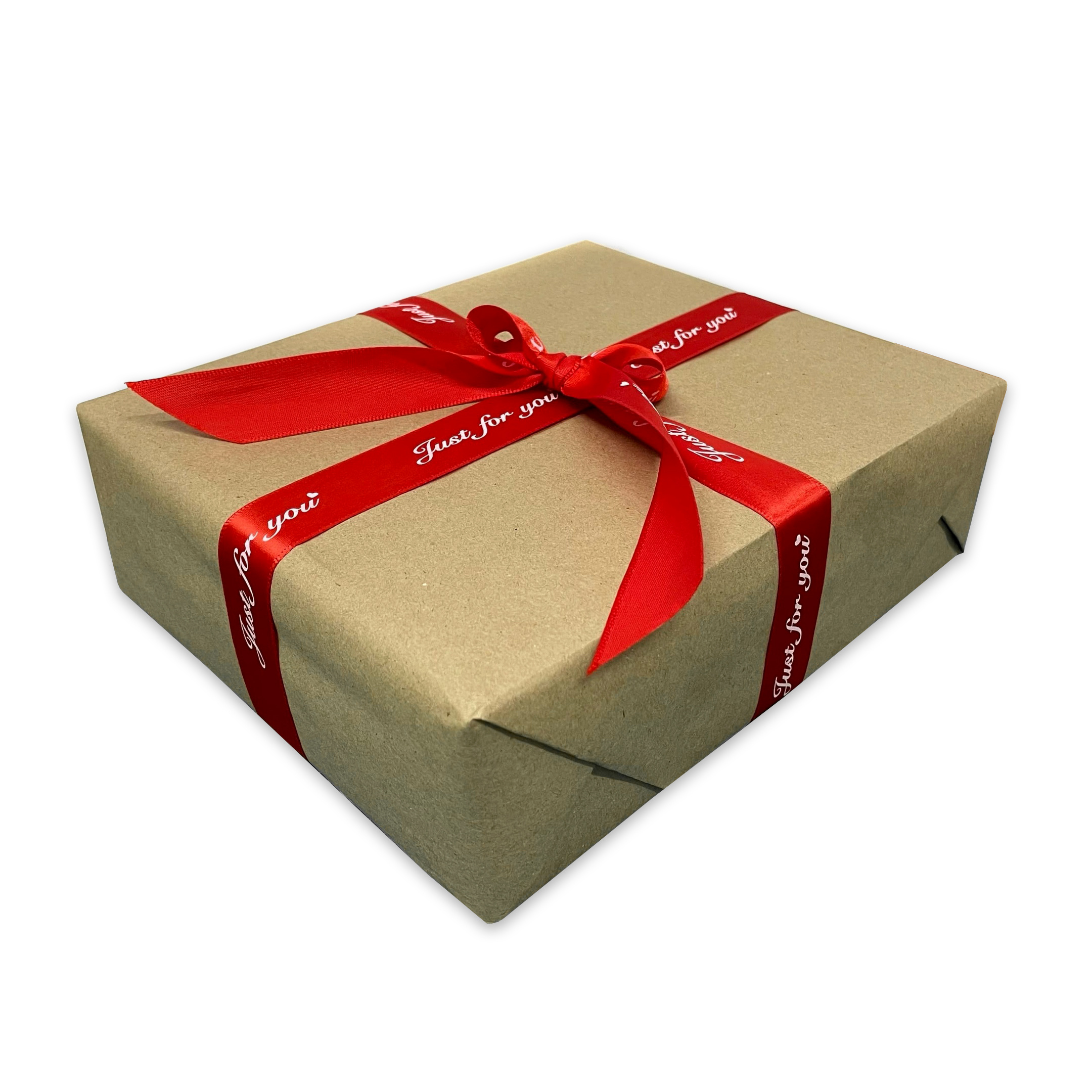 Blank kraft paper + bow