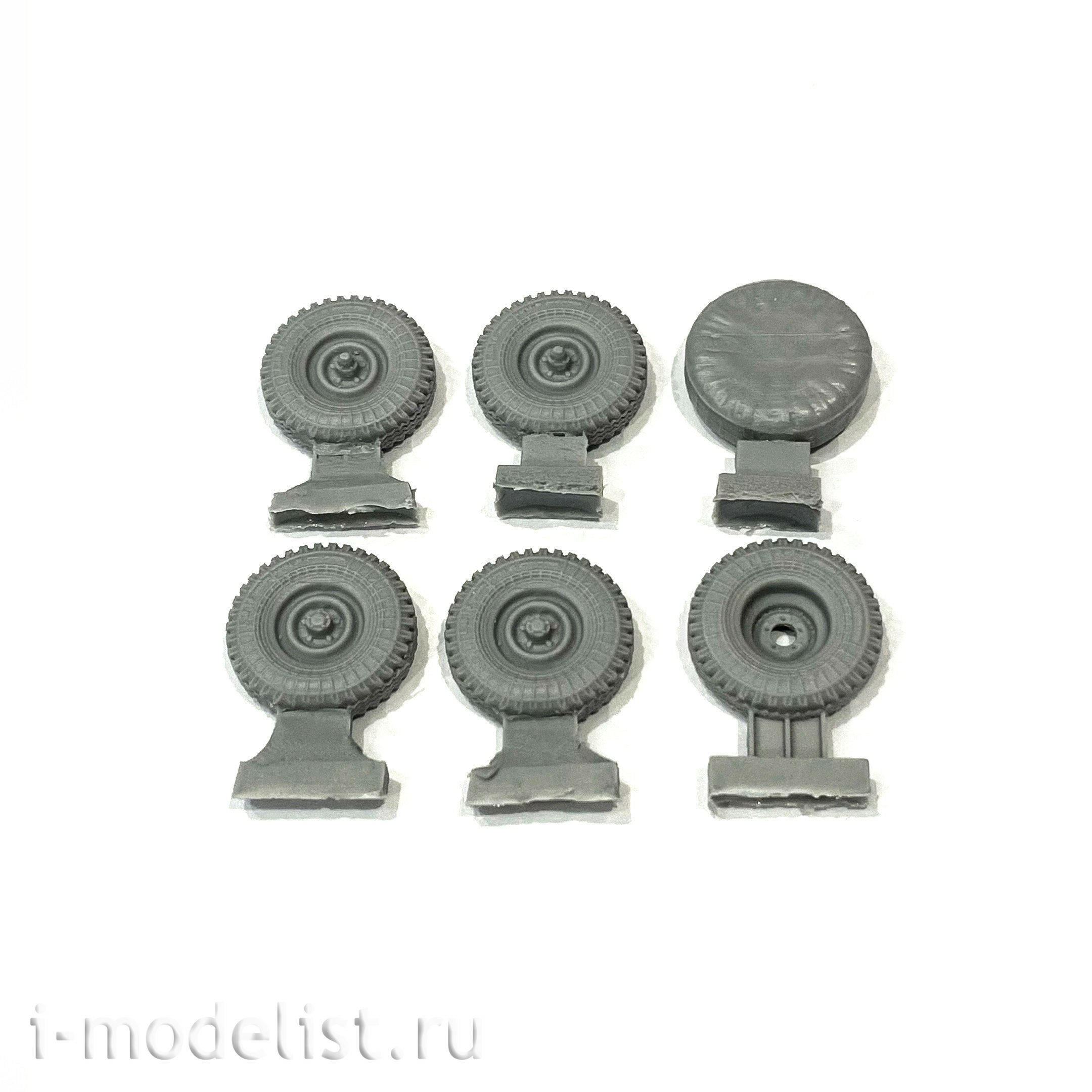 43052 GunTower Models U@Z wheels (rubber Ya-192), 6 pcs