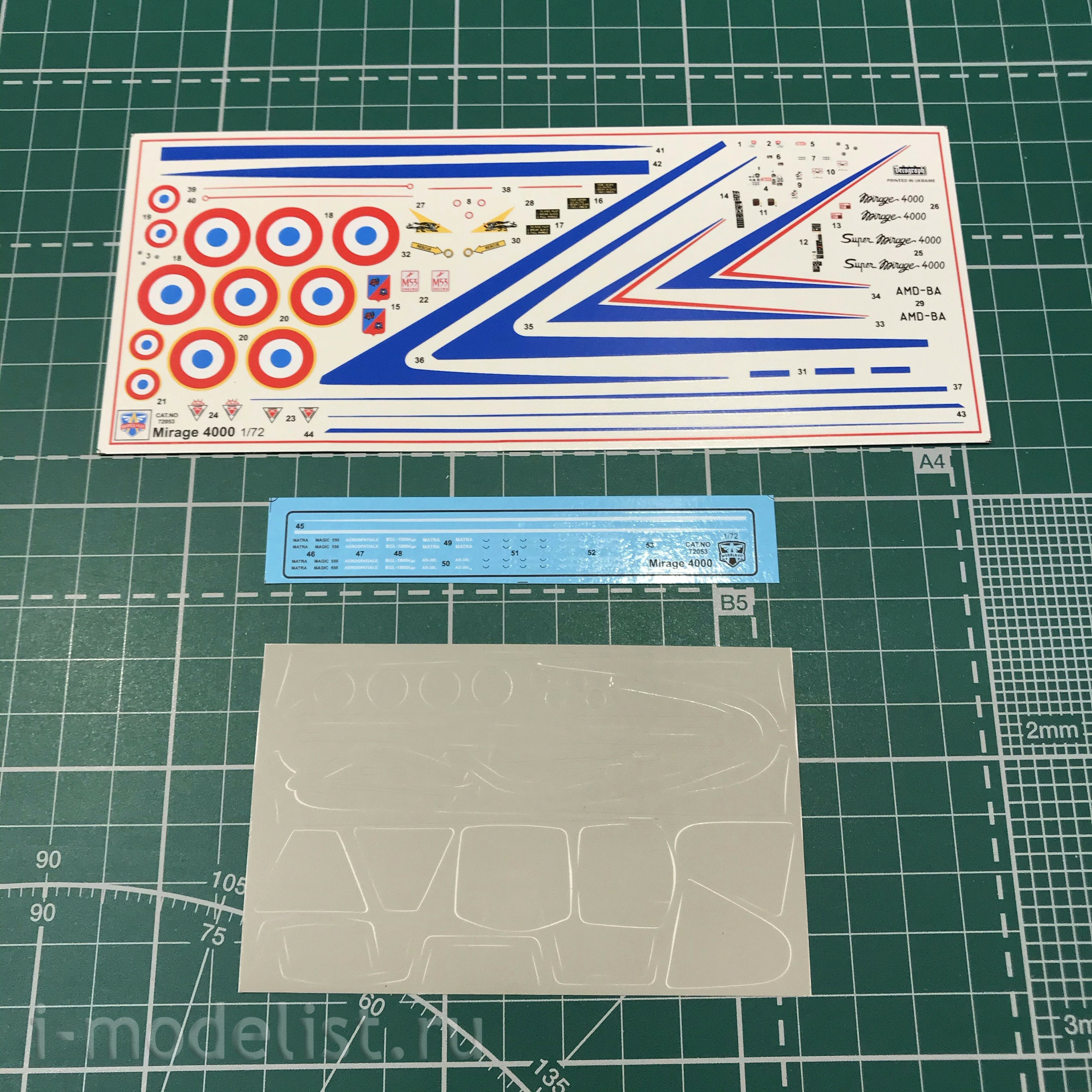 72053 ModelSvit 1/72 Mirage 4000 Aircraft