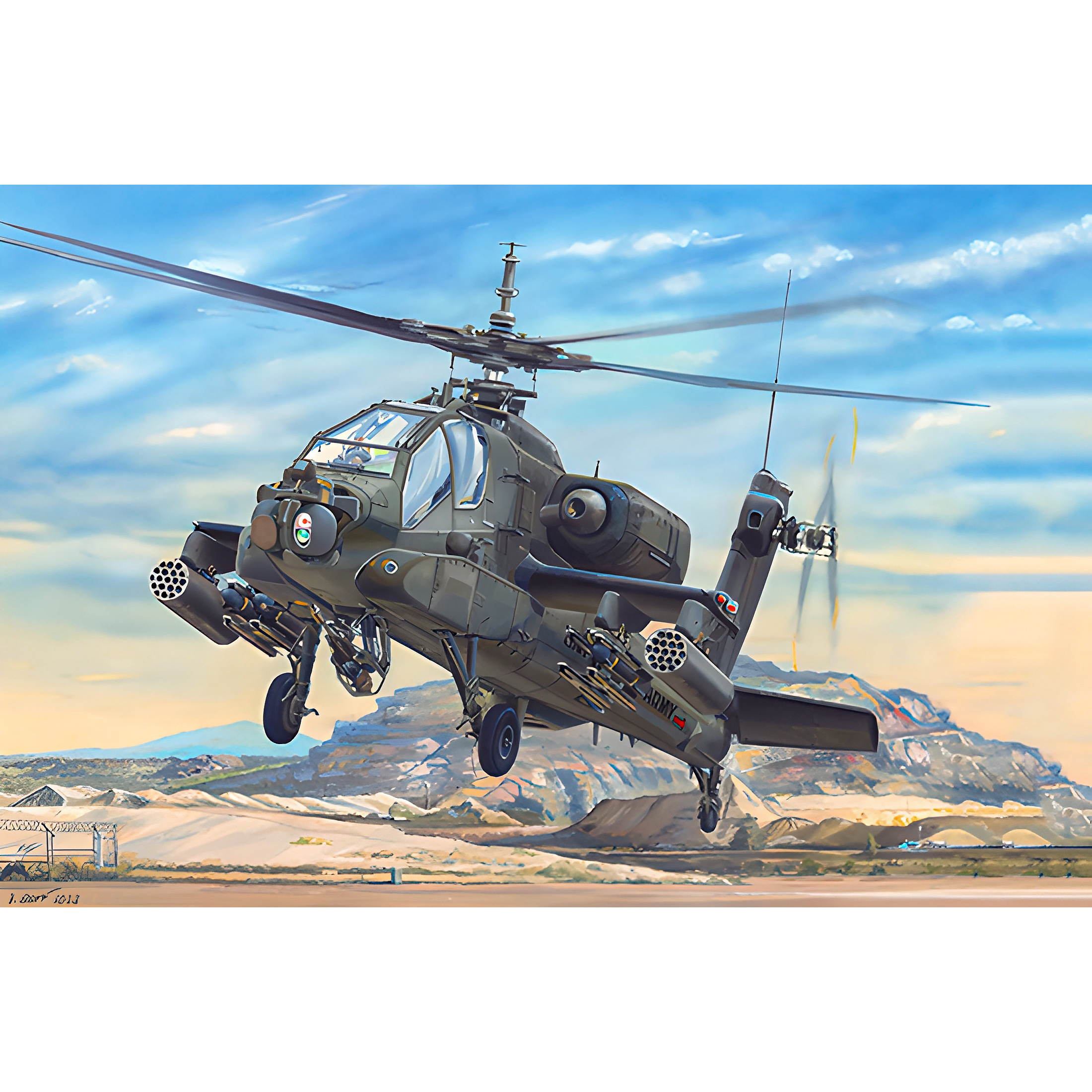05114 Т$ач 1/35 Американский вертолёт AH-64A Apache