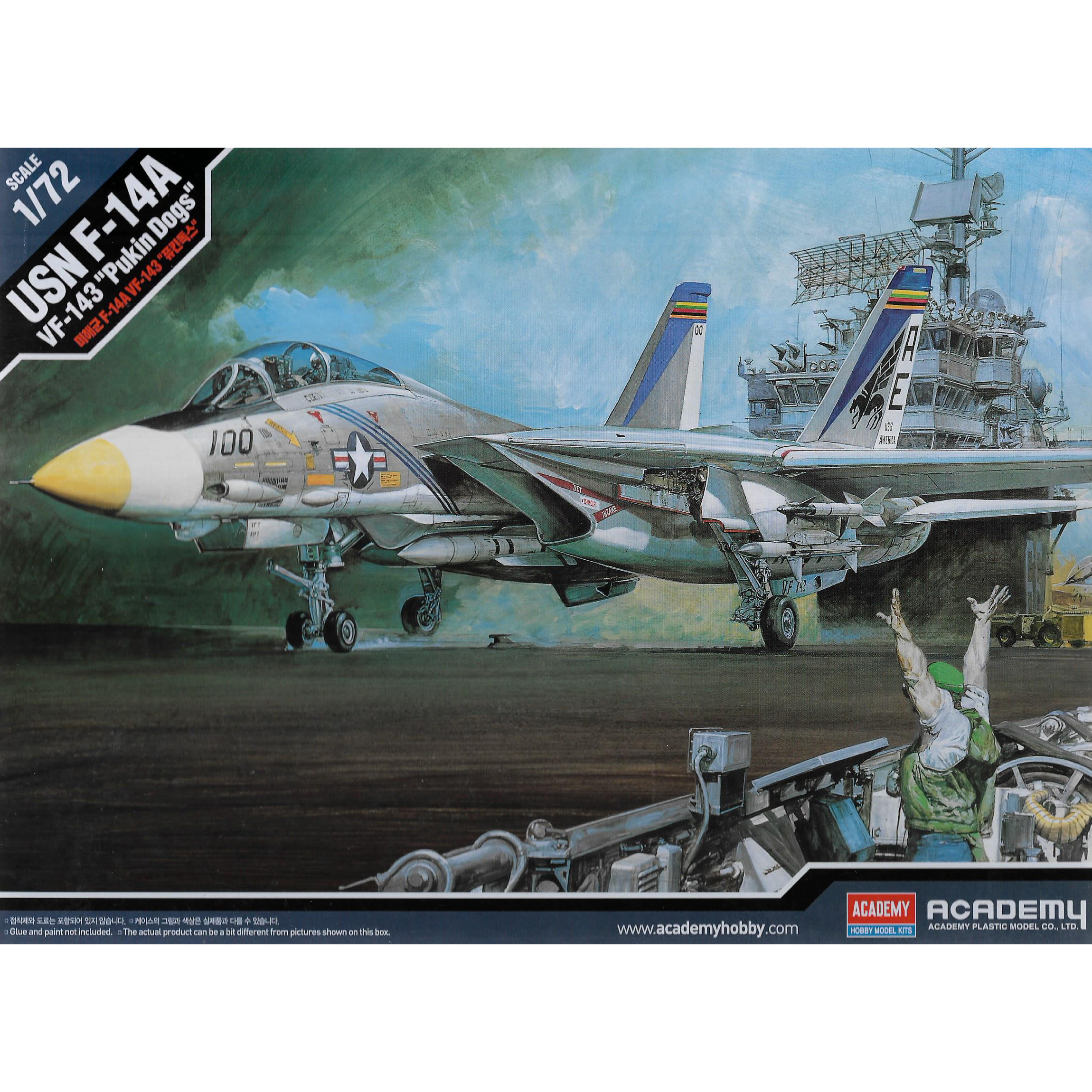 12563 Academy 1/72 Aircraft USN F-14A VF-143 