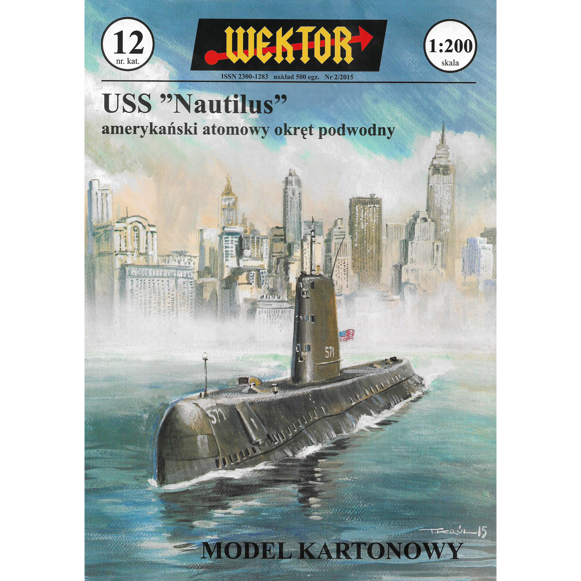 012 WEKTOR 1/200 USS Nautilus