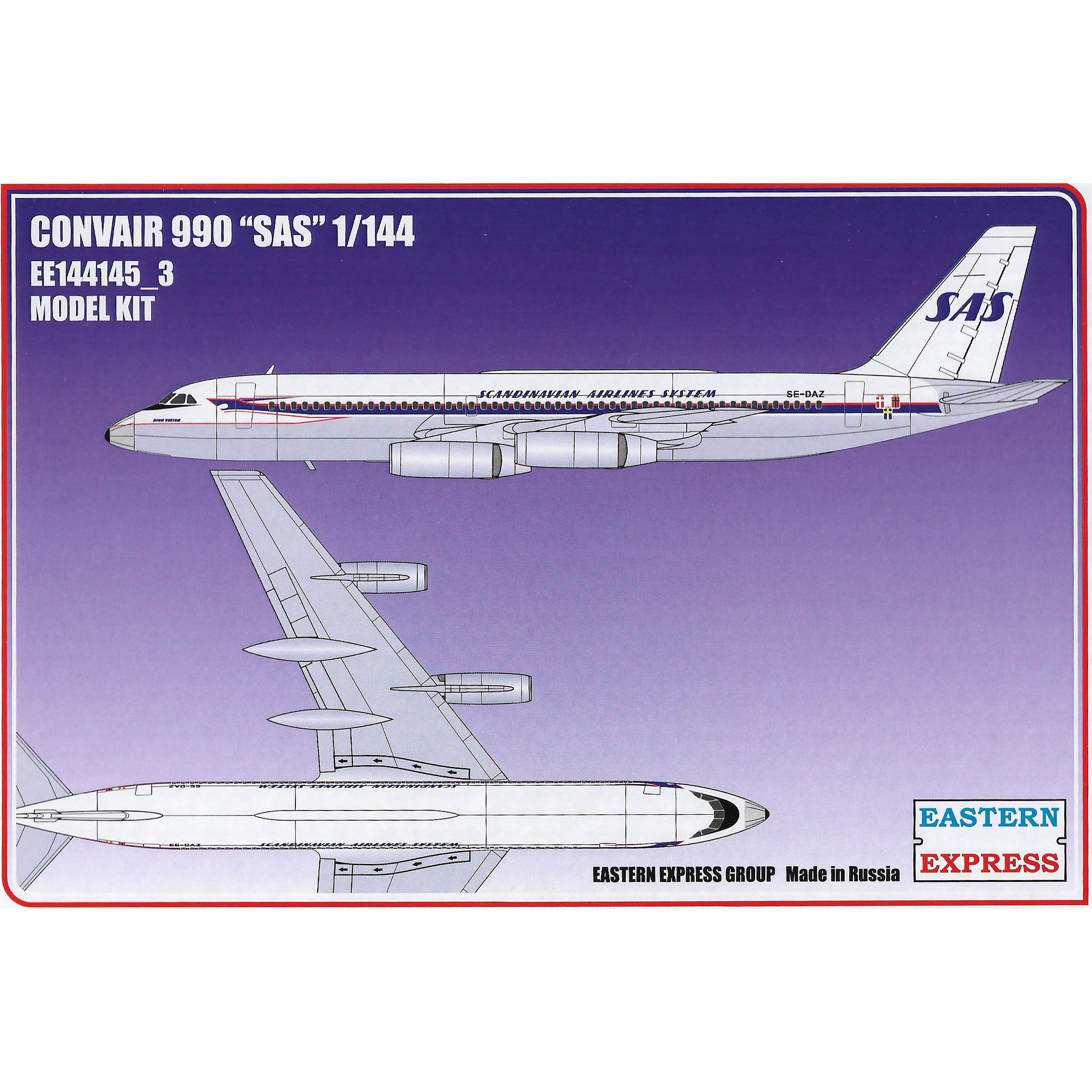 144145-3 Orient Express 1/144 Airliner CV990 SAS