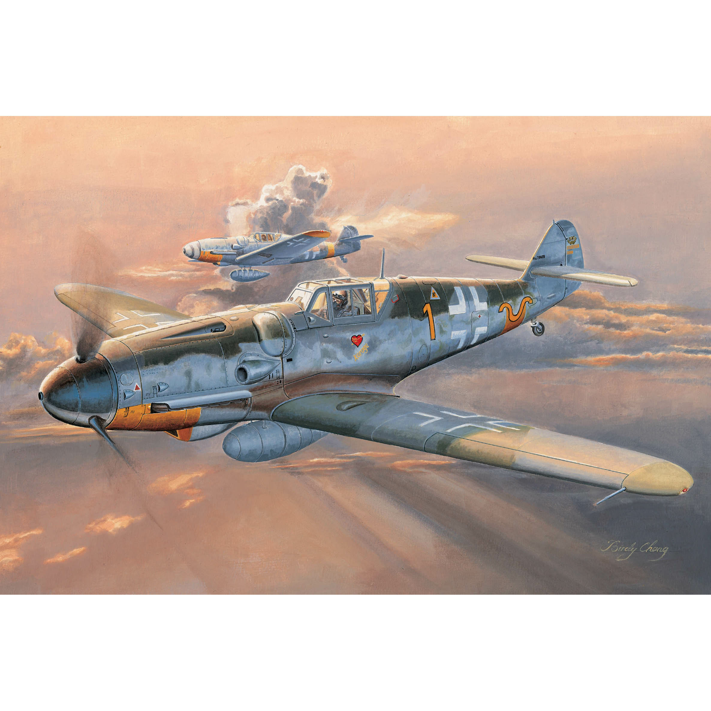 02296 Trumpeter 1/32 aircraft Messerschmitt Bf 109G-6 (early)