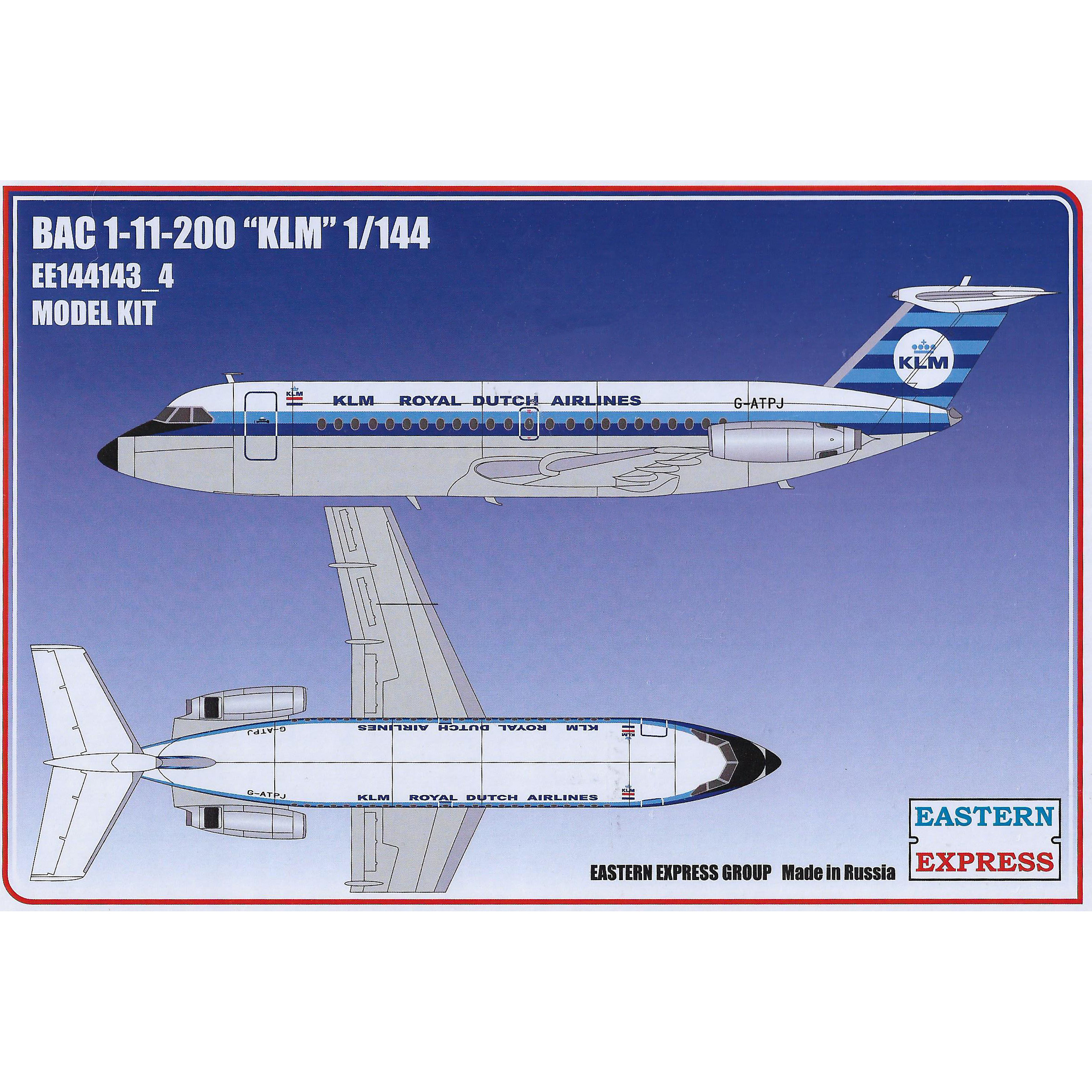 144143-4 Orient Express 1/144 Airliner BAC 1-11-200 KLM