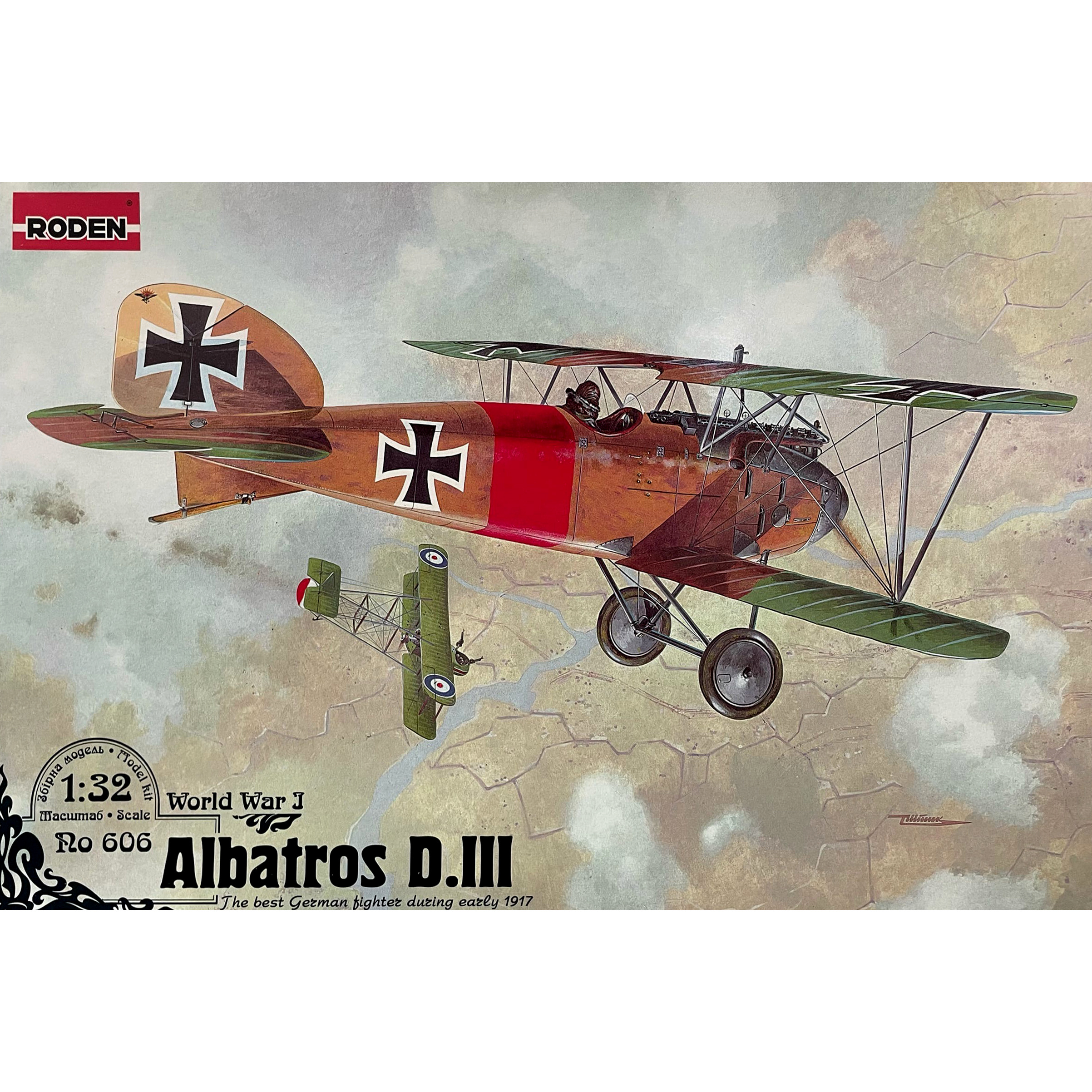 606 Roden 1/32 Albatros D. III Aircraft