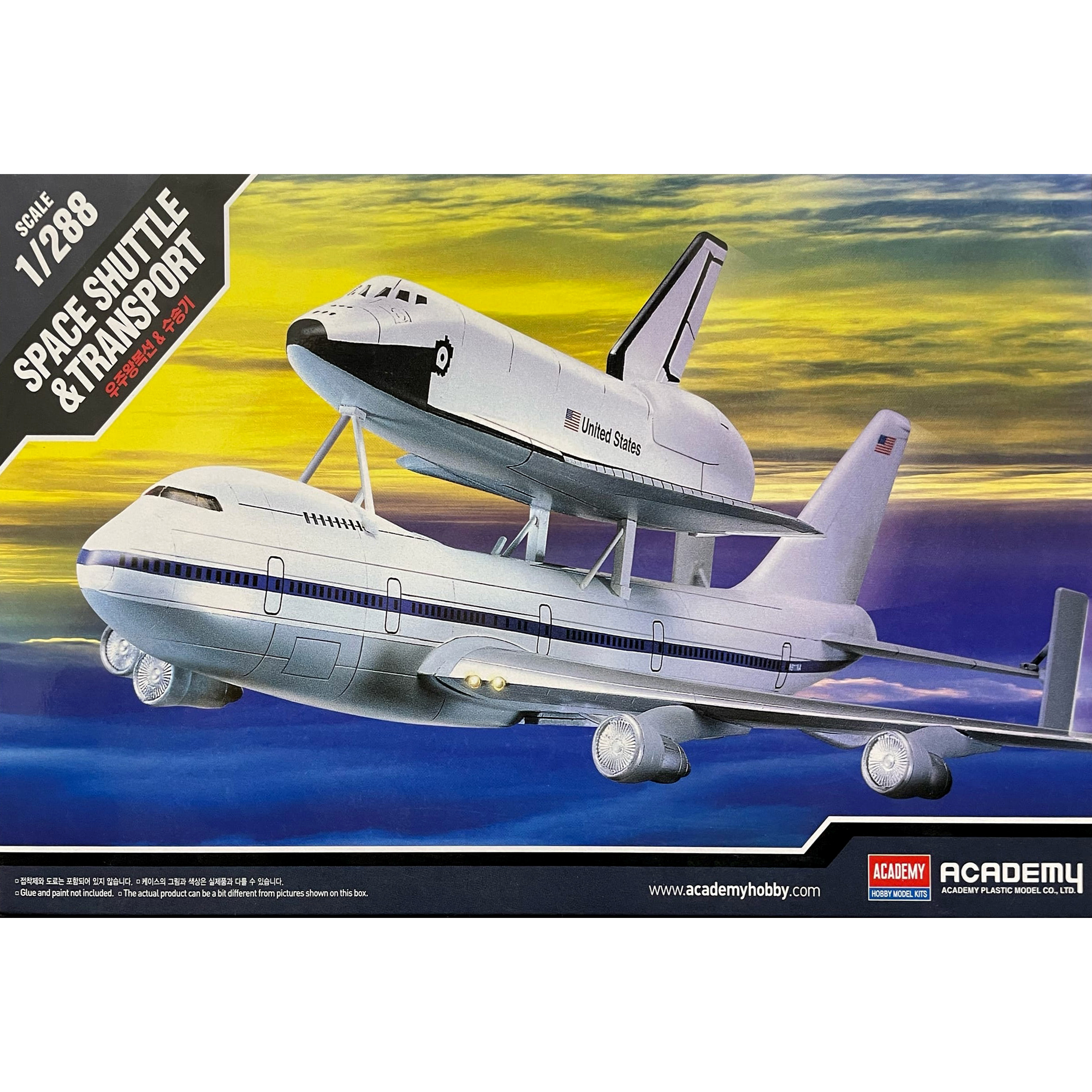 12708 Academy 1/288 Space Shuttle & NASA Transport