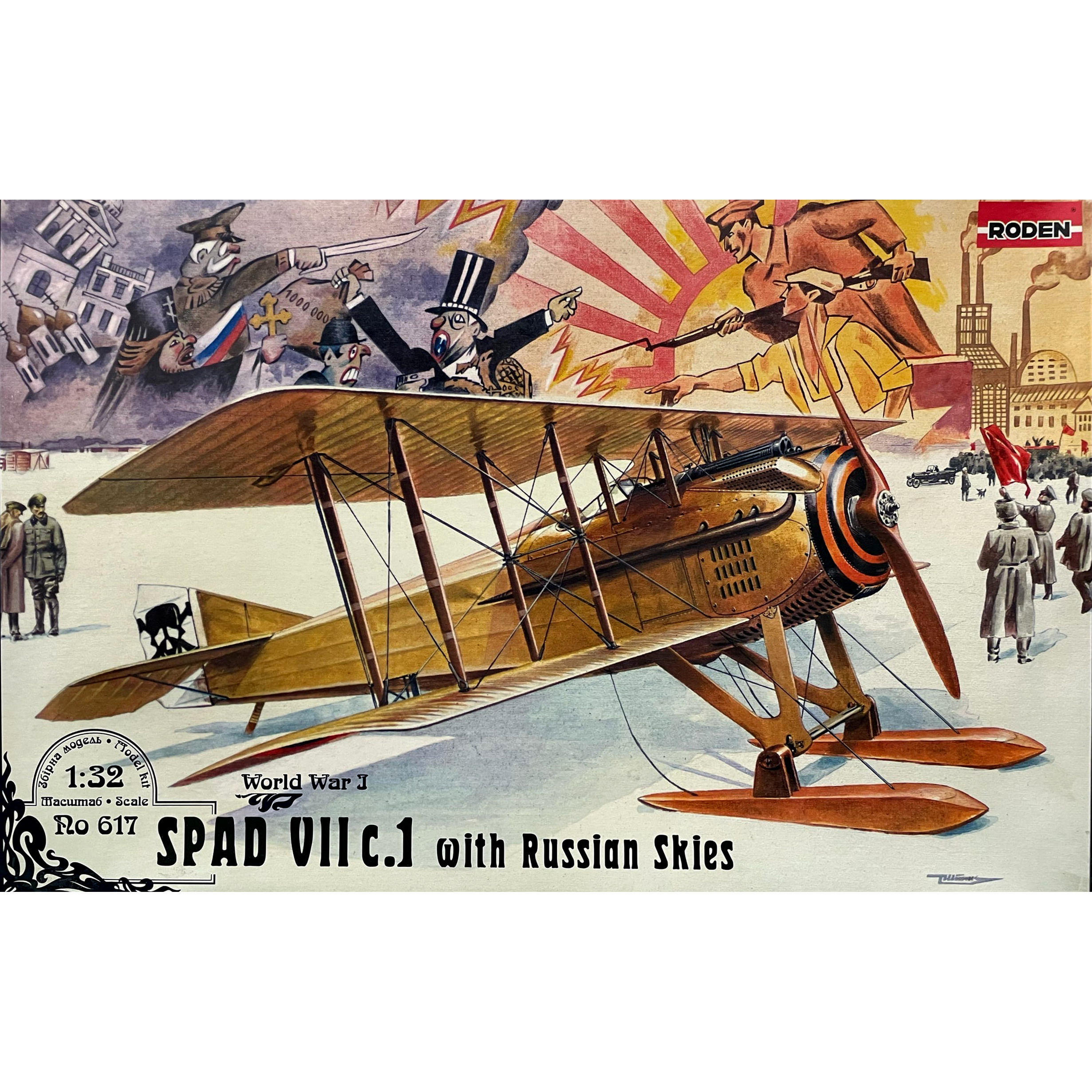 617 Roden 1/32 Spad VII C. 1 with Russian Skies