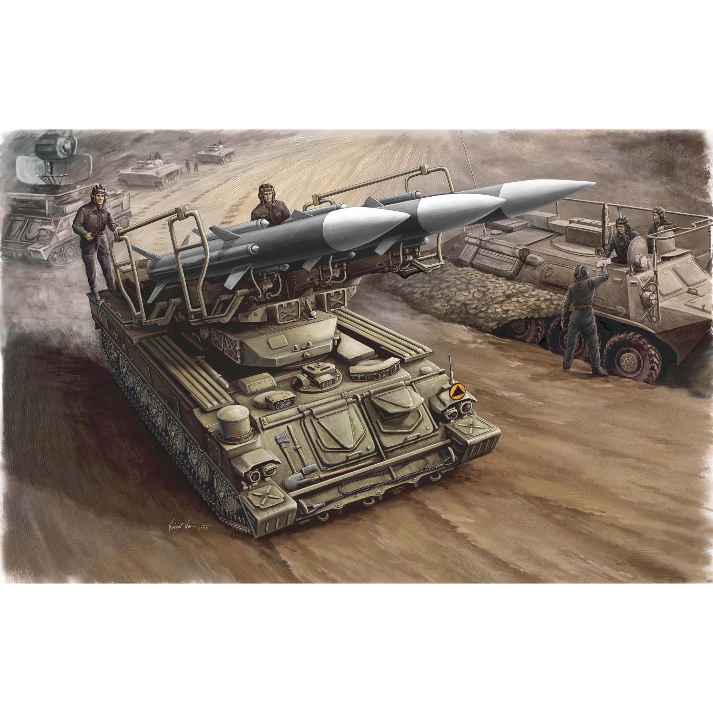Trumpeter 00361 1/35 Russia SAM-6 antiaircraft missile