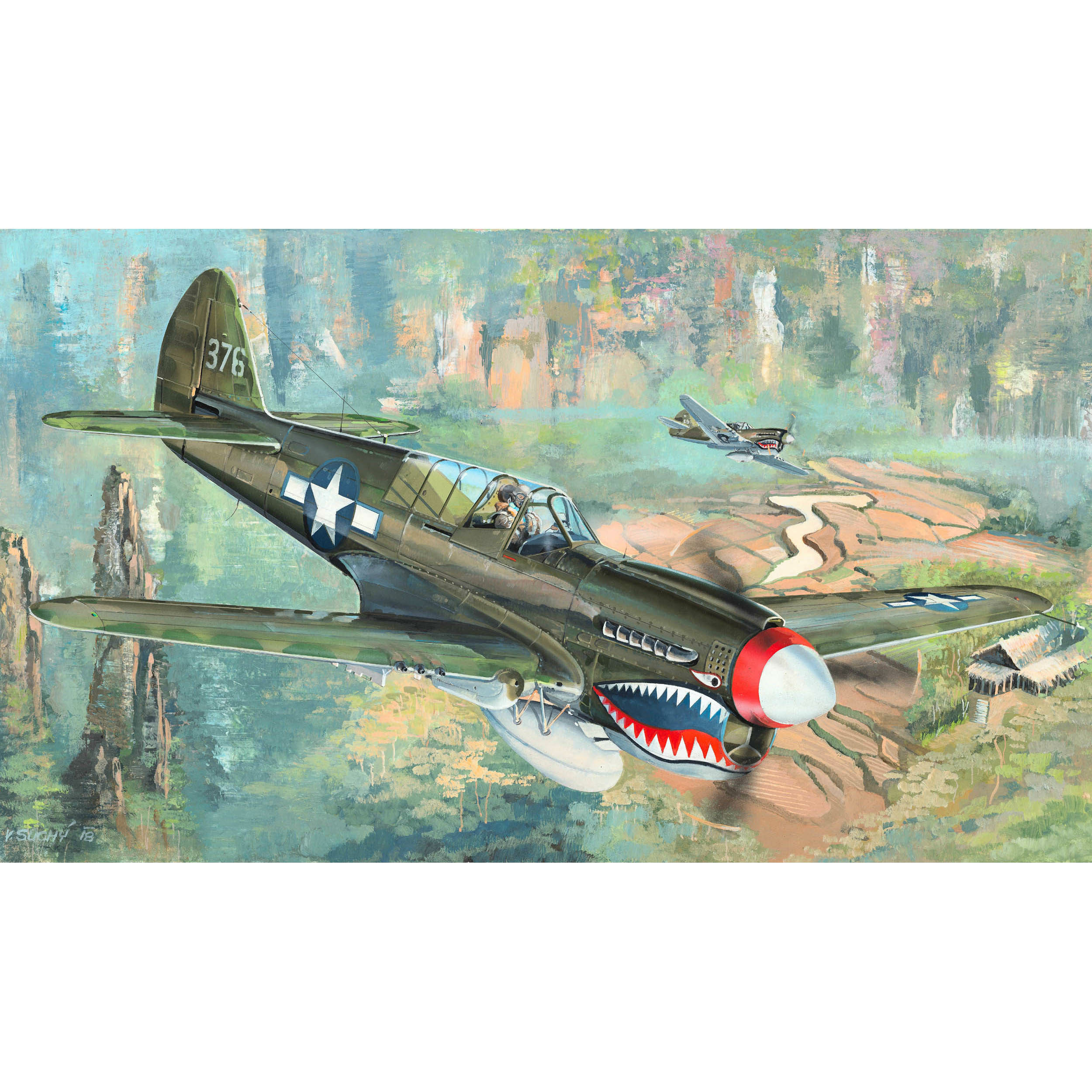 02212 Trumpeter 1/32 P-40N War Hawk