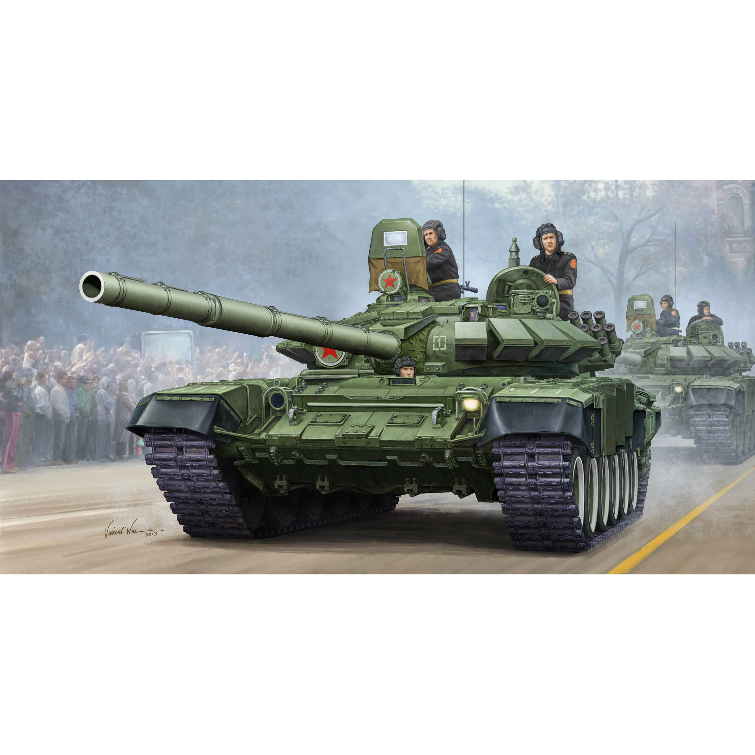 05564 Trumpeter 1/35 Russian T-72BM tank model 1990 (under license from UVZ)