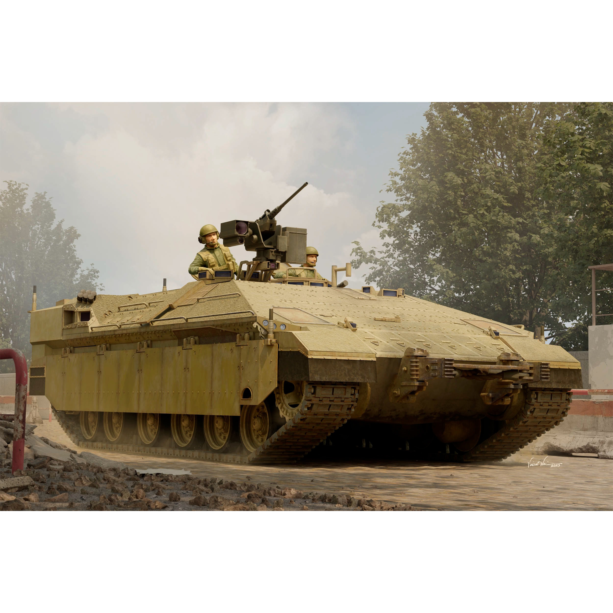 84525 HobbyBoss 1/35 Израильский броnotранспортёр Namer-2 IFV