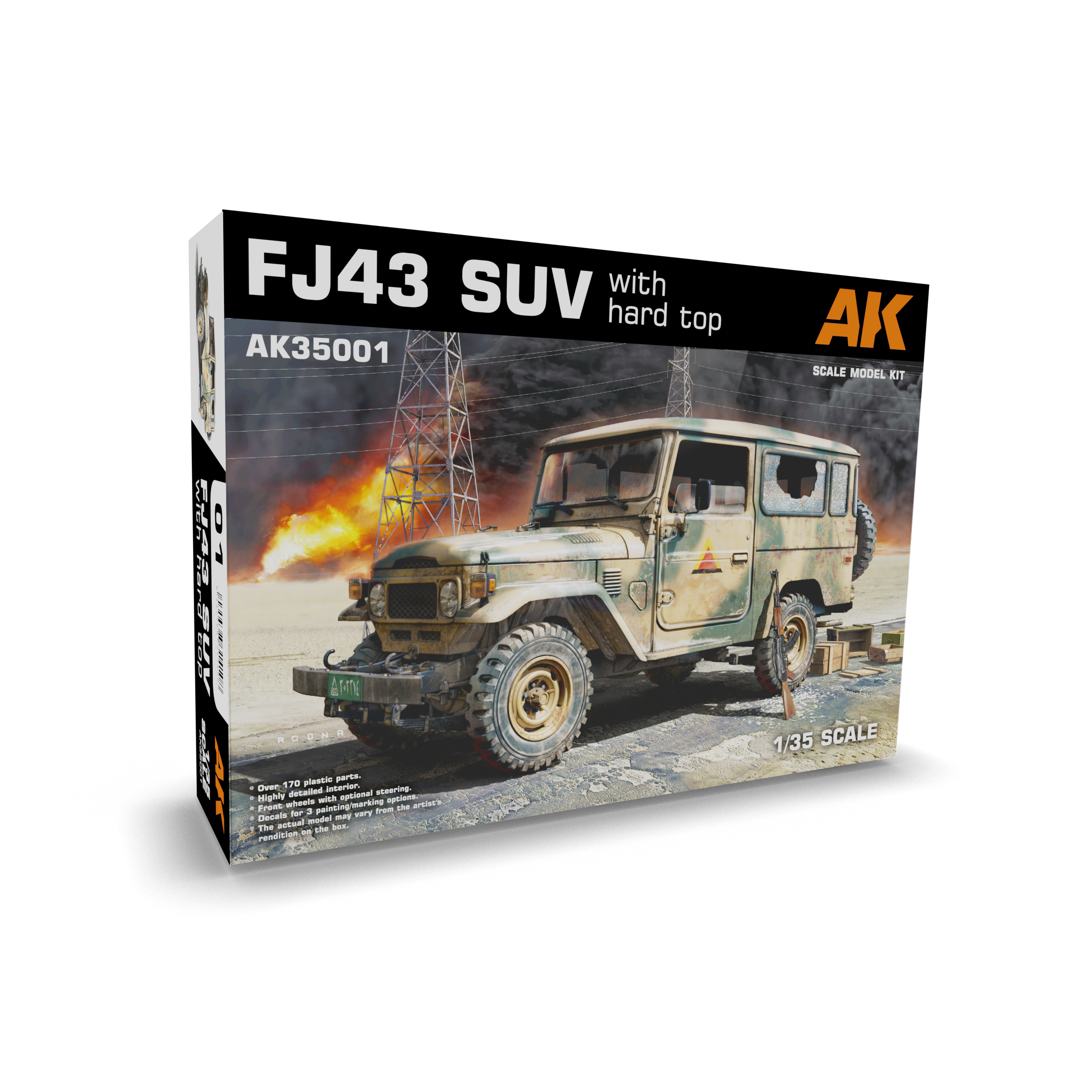 AK35001 AK Interactive 1/35 FJ43 SUV SUV with hard top