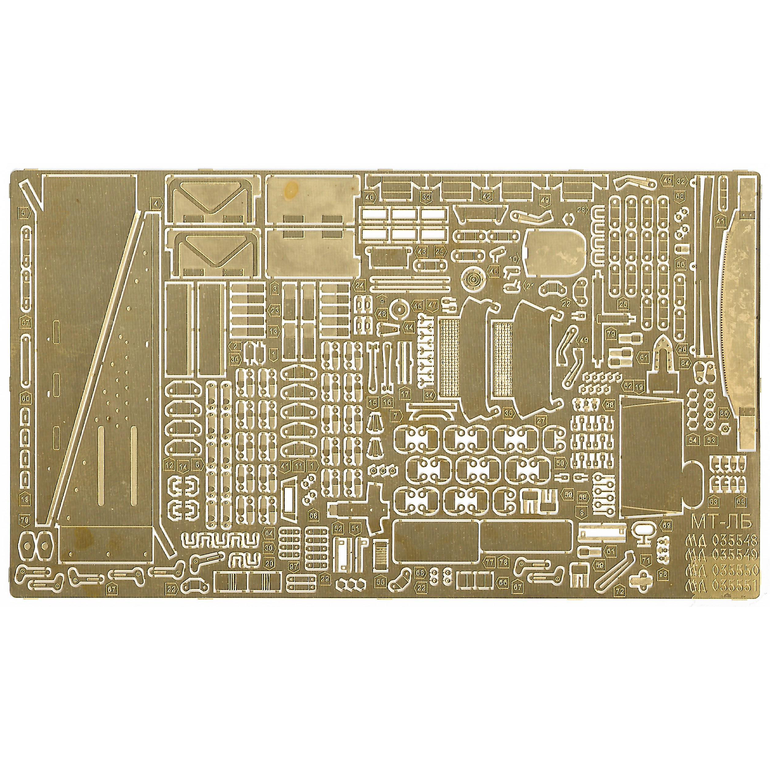 035548 Микродизайн 1/35 Набор фfromfromравления МТ-ЛБ (Т$ач)