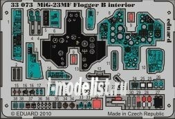 33073 Edward 1/32 Color photo-Etching for MiG-23MF Flogger B interior S. A. 1/32