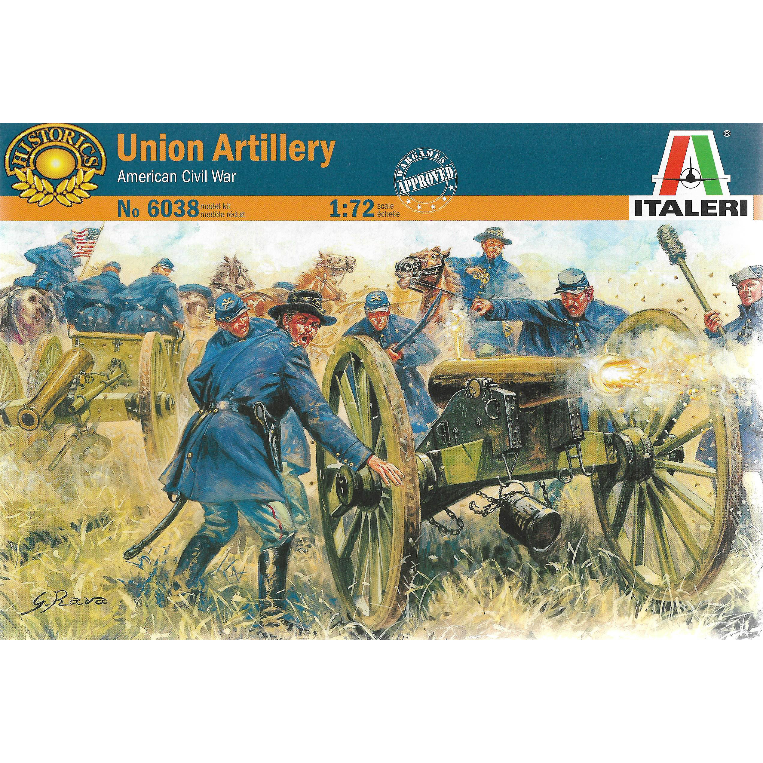6038 Italeri 1/72 Union Artillery