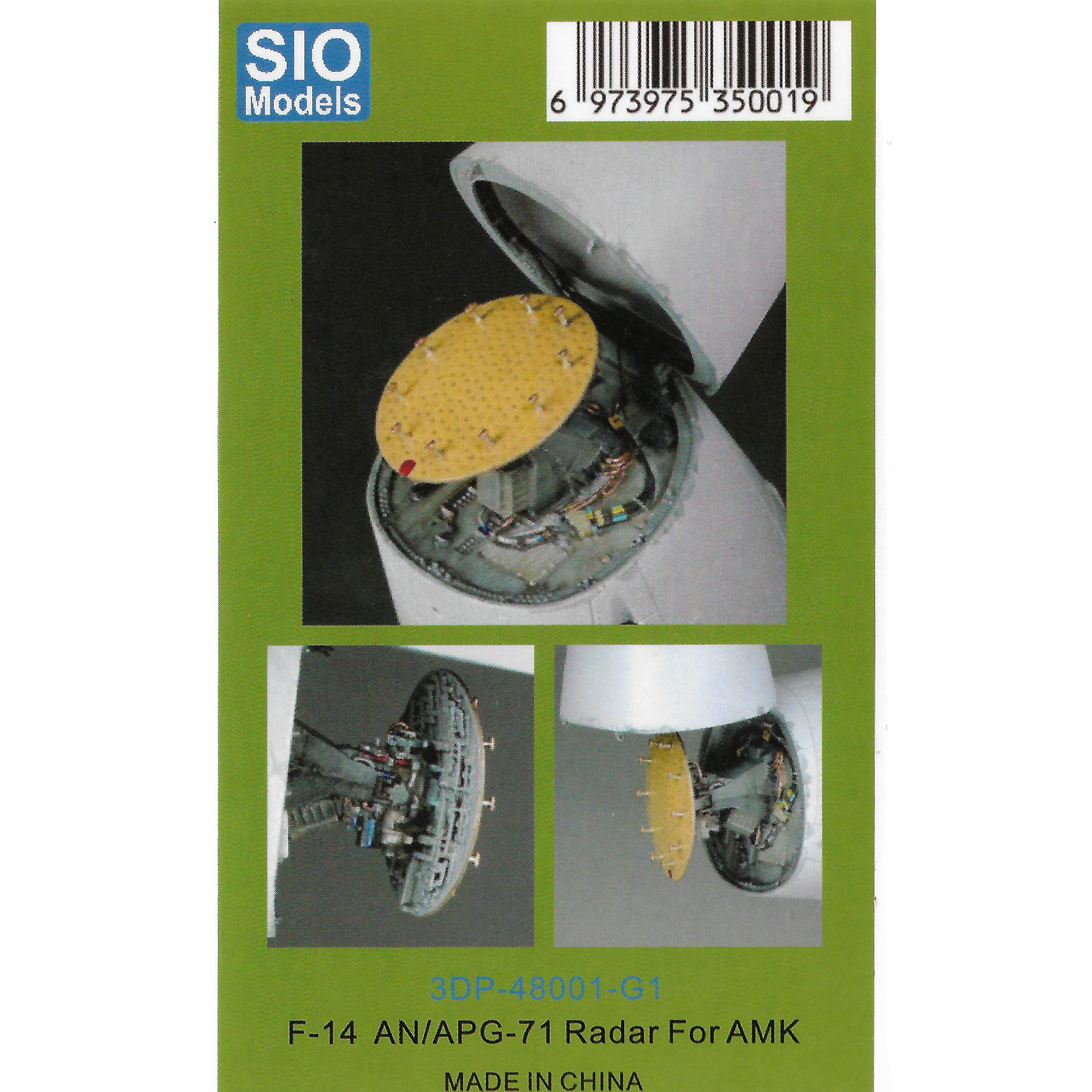 3DP-48001-G1 SIO Models 1/48 Radar F-14 AN/APG-71 (AMK)