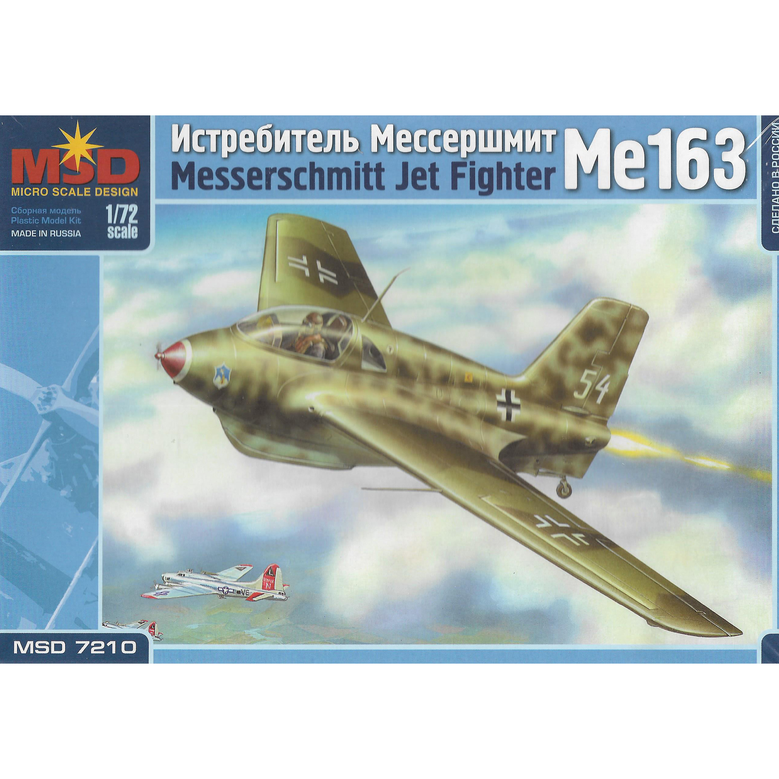 7210 Maket 1/72 Aircraft Me-163
