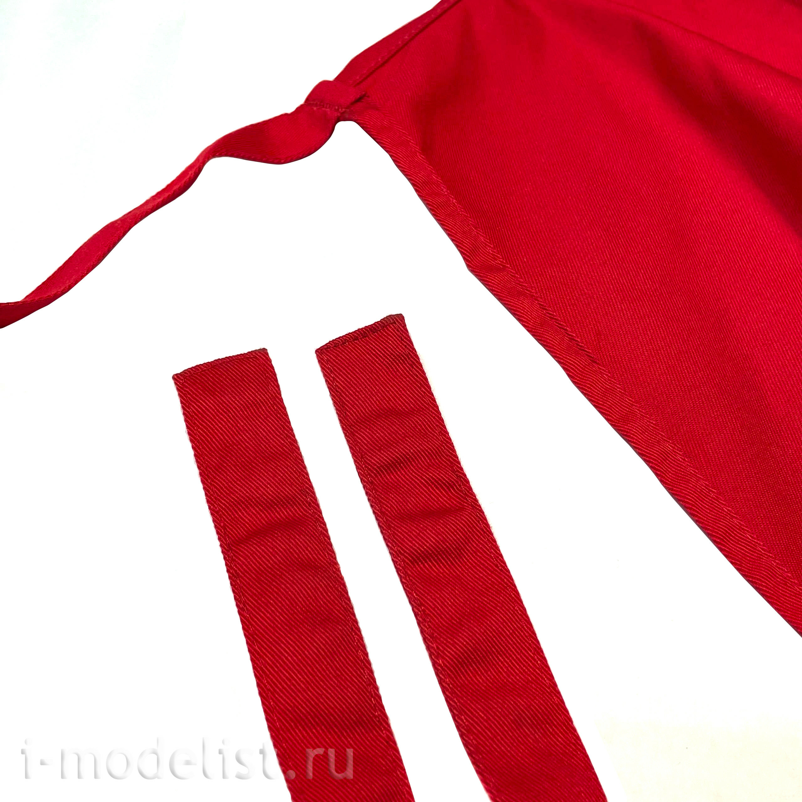 3410002 I am a Modeler Branded apron, red