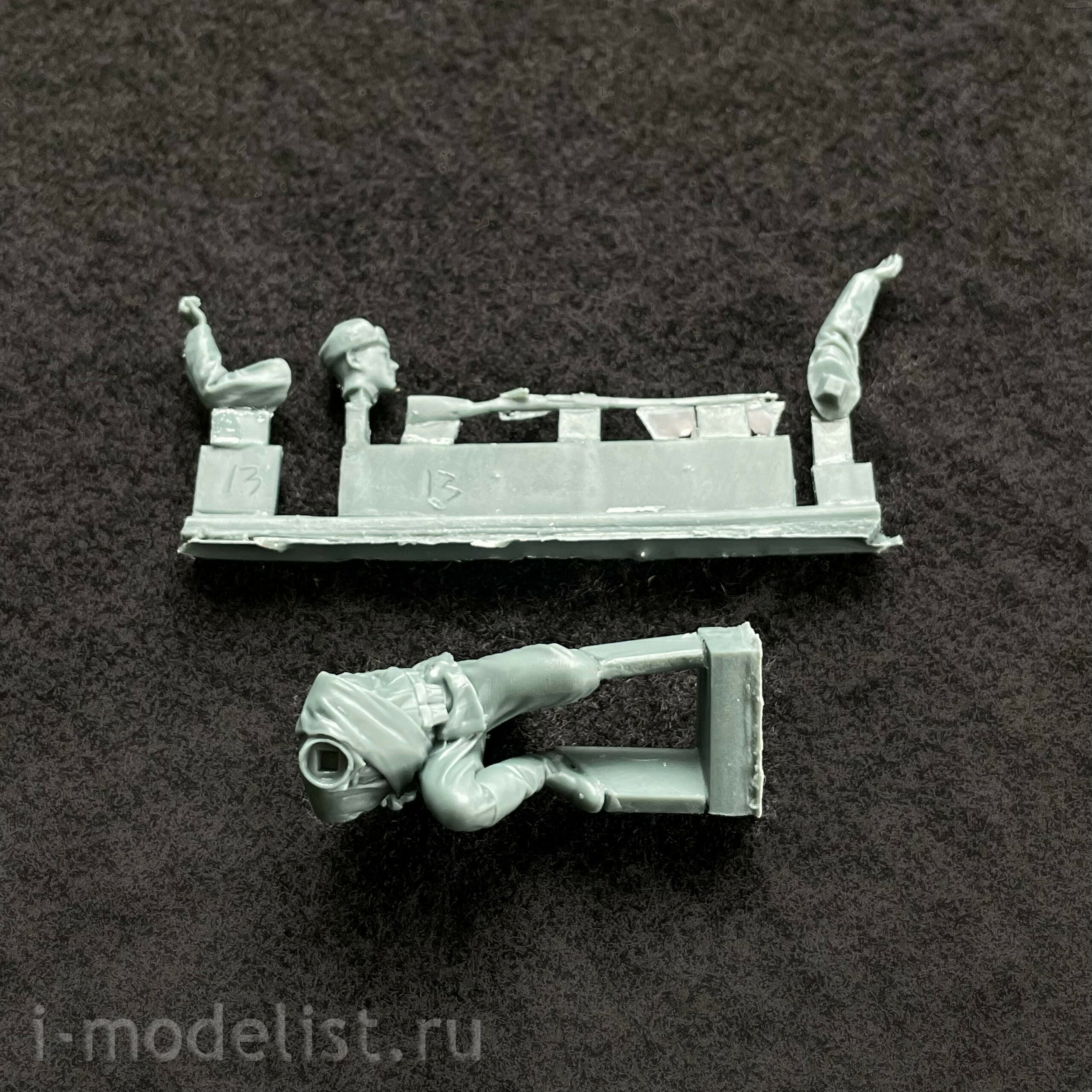 BR-004 Border Model 1/35 Soviet tank landing troops of the Second World War (5 figures)