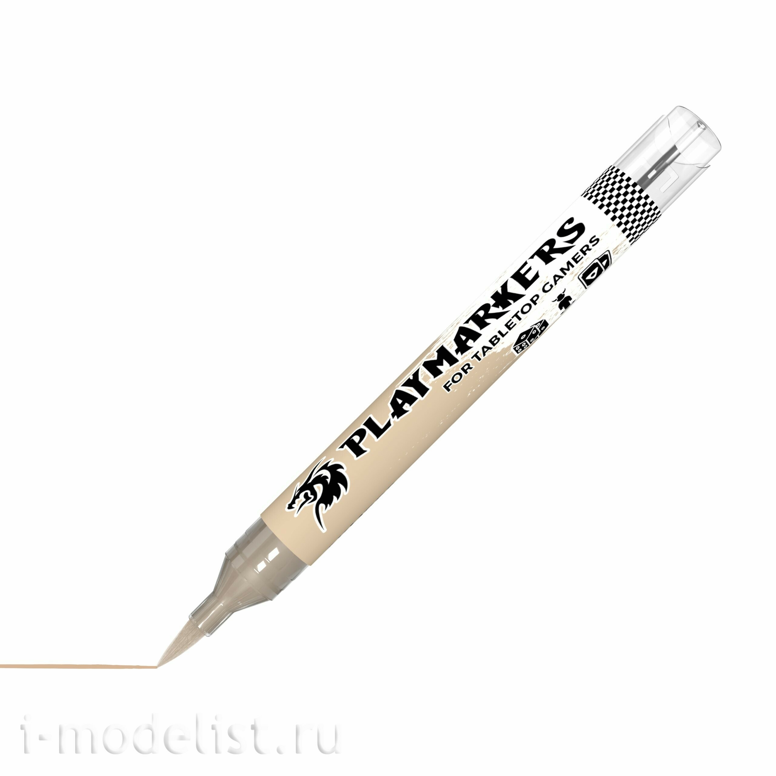 AKM008 AK Interactive Акриловый маркер PLAYMARKER - Тёмно-телесный / DARK SKIN – PLAYMARKER