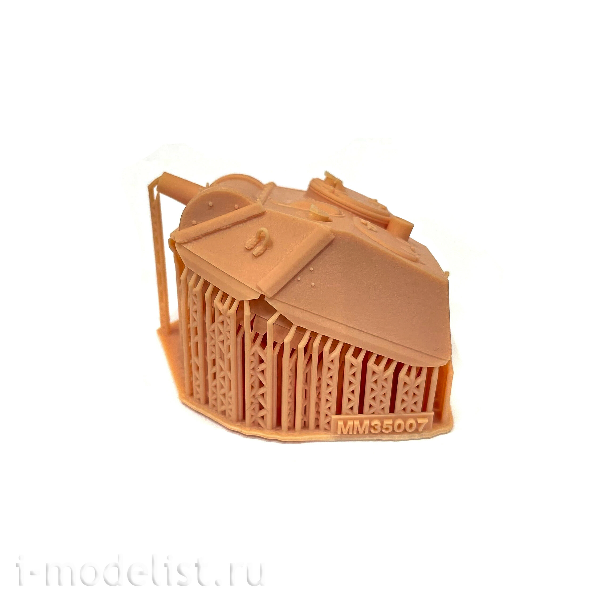 MM35007 My model 1/35 Turret with 20K cannon for T-70B tank, handrails for infantrymen (with texture)